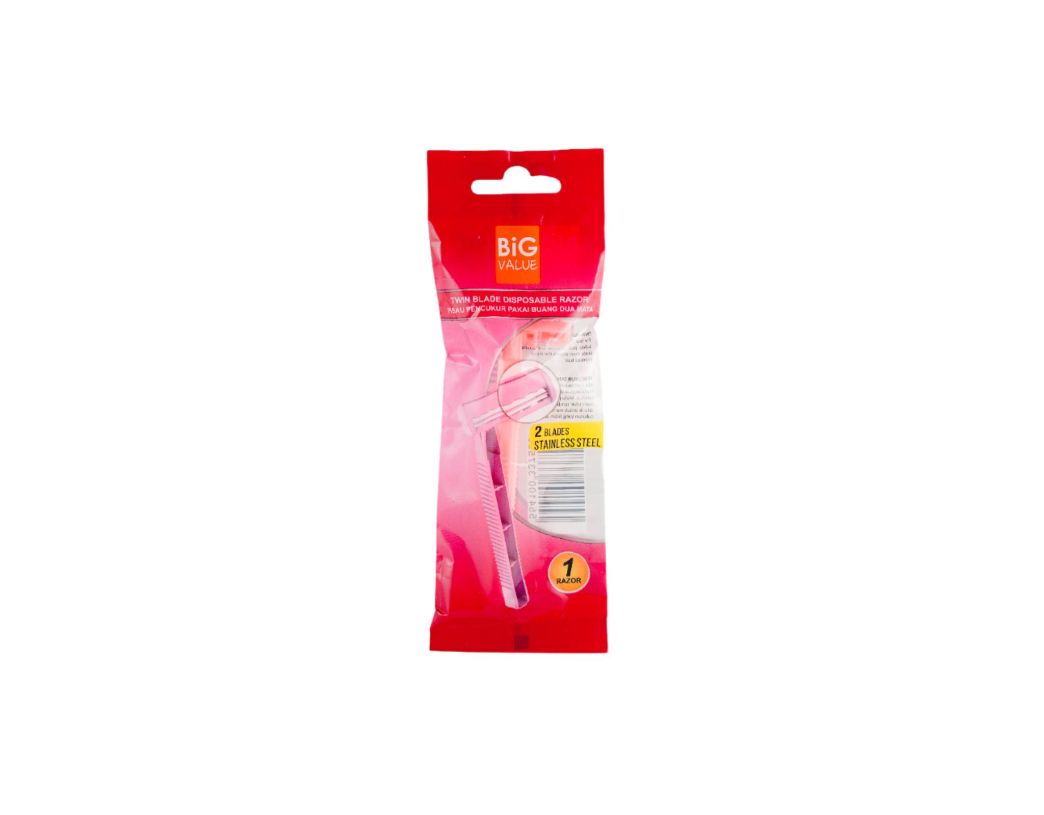 BiG Value Twin Blade Disposable Razor Women