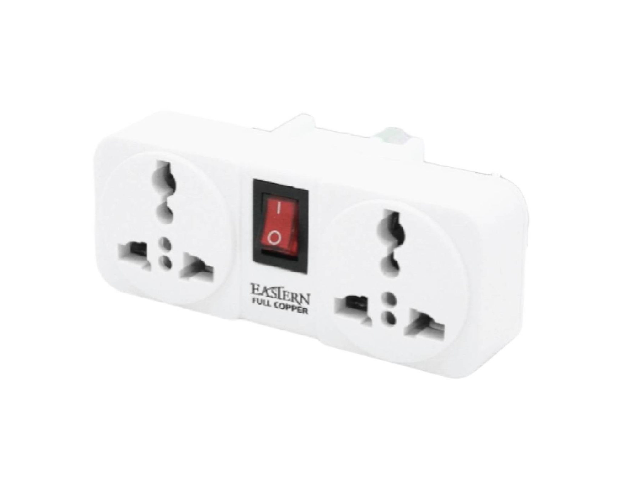 Eastern 3 Pin Plug Multi Travel Extension Adapter With Switch (EB ...