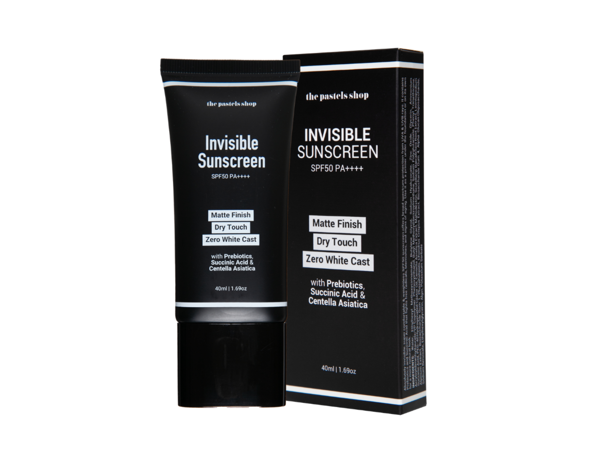 The Pastels Shop Invisible Sunscreen Spf50 Pa++++ 40ml