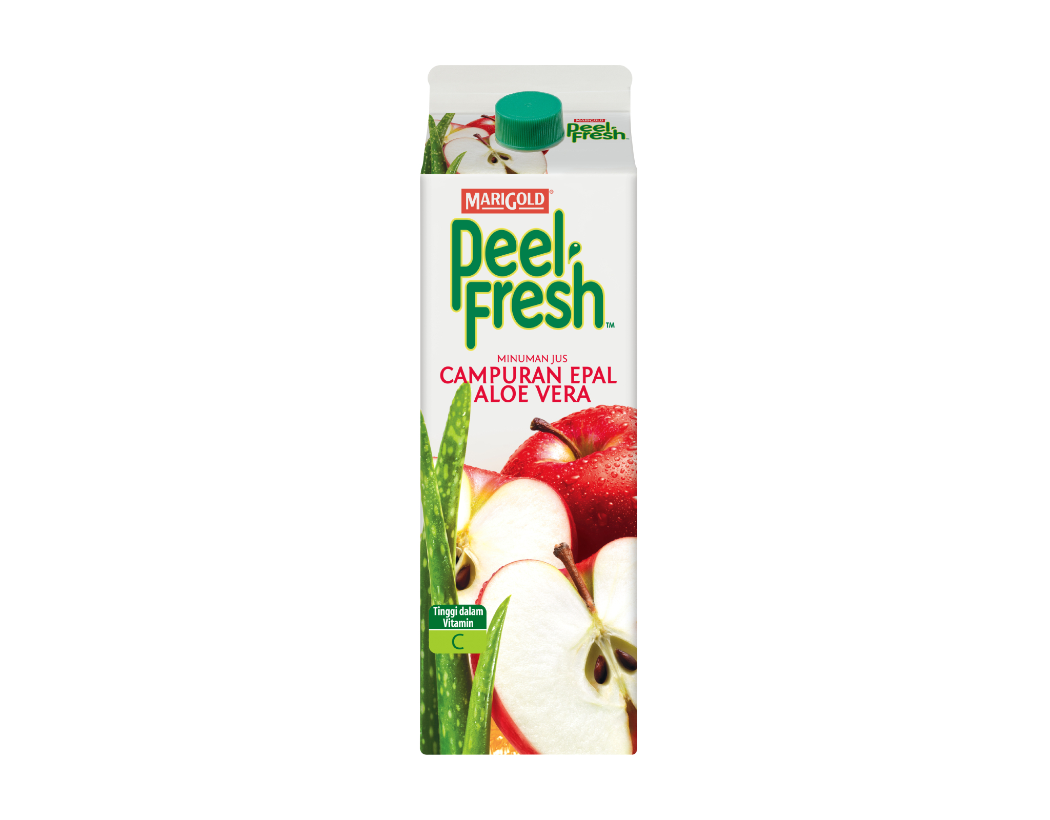 Marigold Peel Fresh Fuji Apple Aloe Vera, 1L High Vitamin C