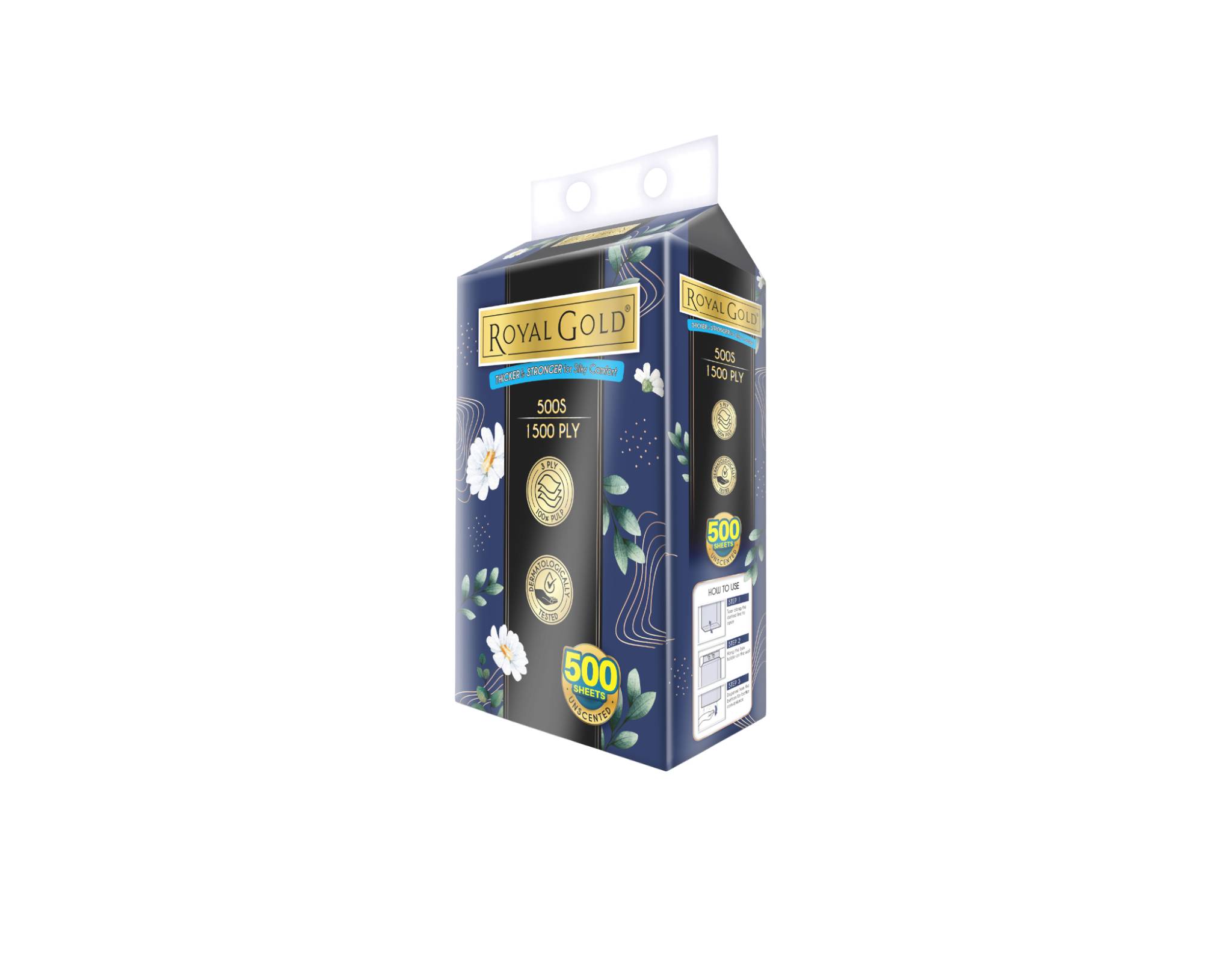 Royal Gold Elegant Softpack Bottom Pull 3Ply