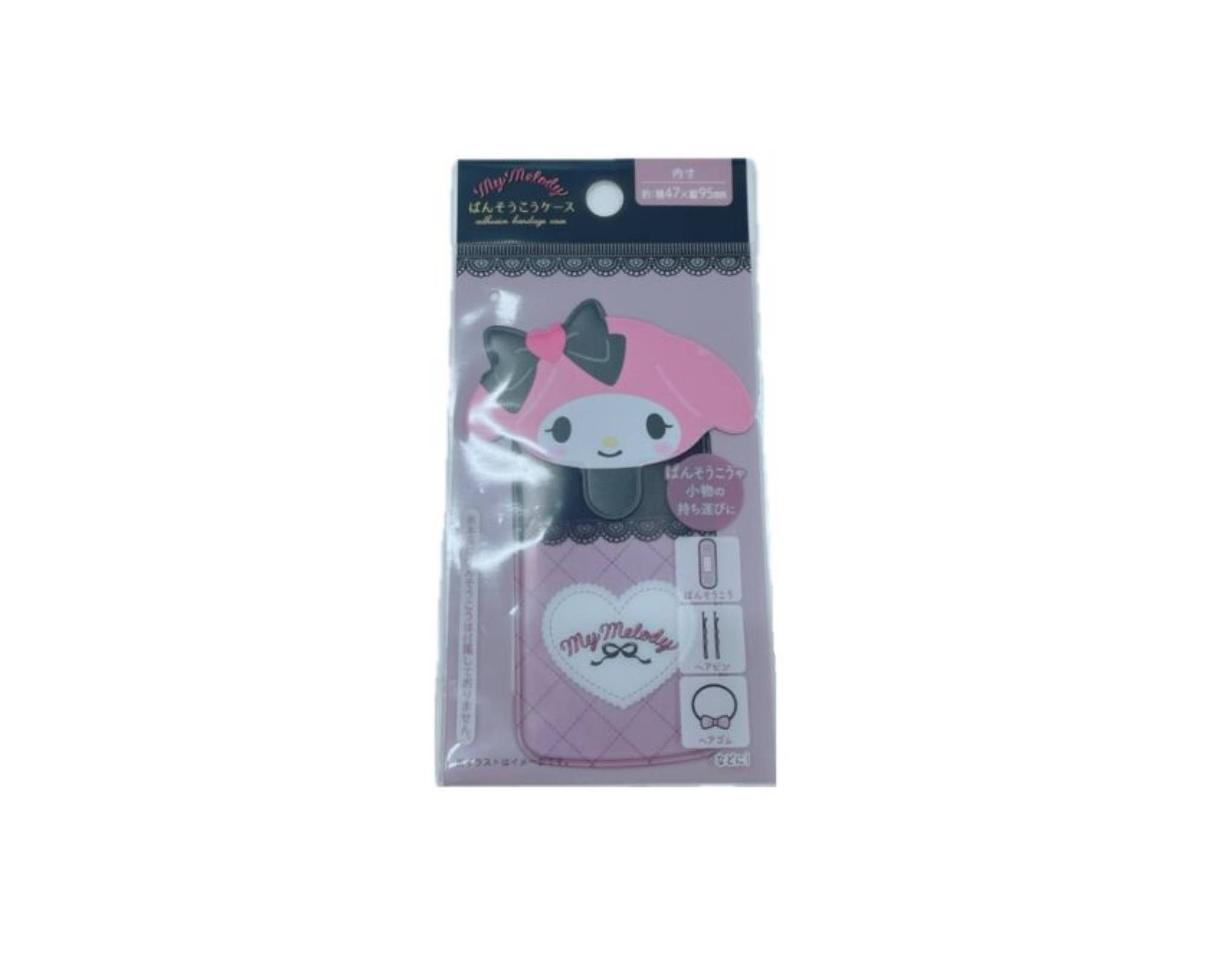 Daiso Sanrio Bandage Case My Melody Heart Ribbon