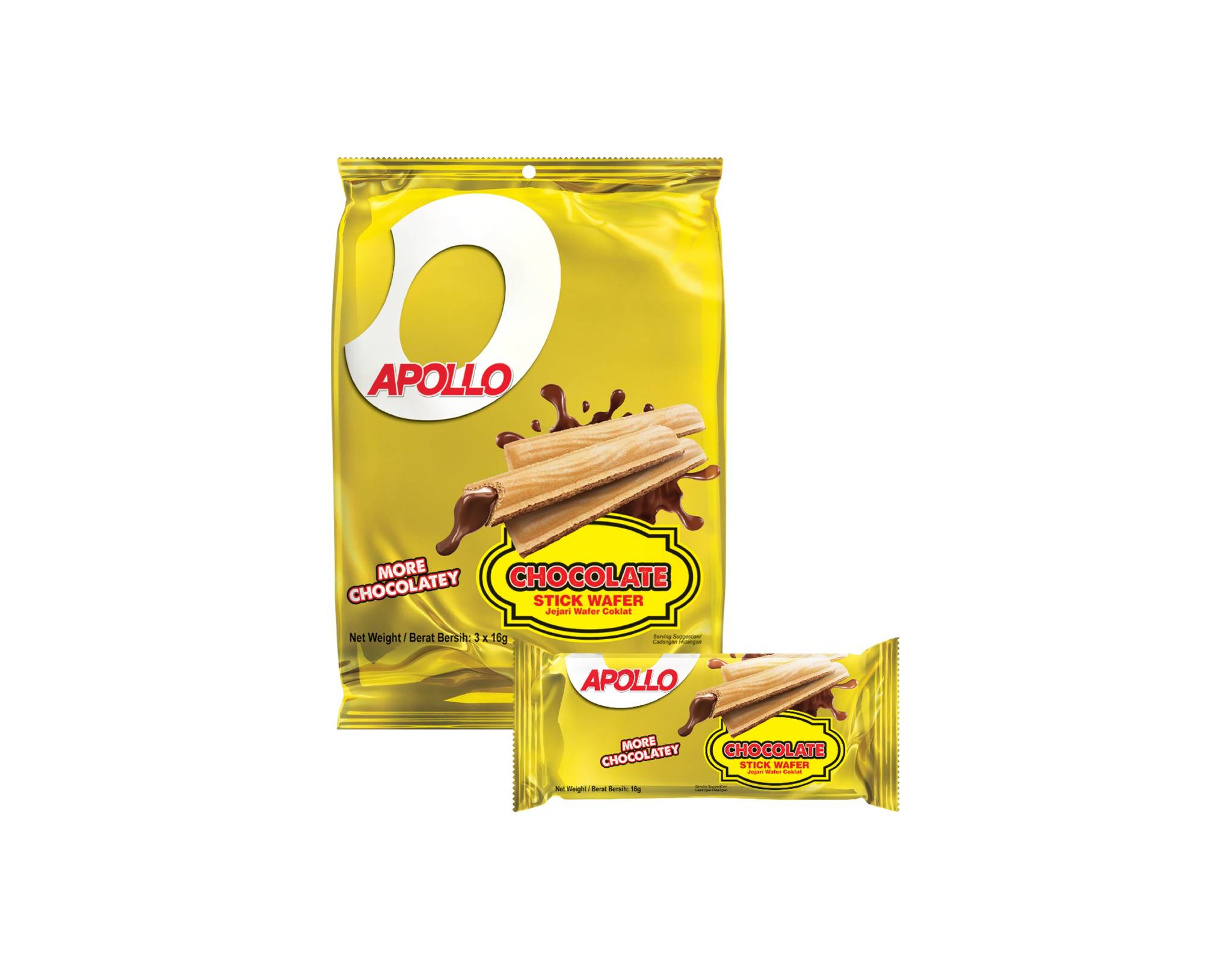 Apollo Chocolate Stick Wafer | myaeon2go