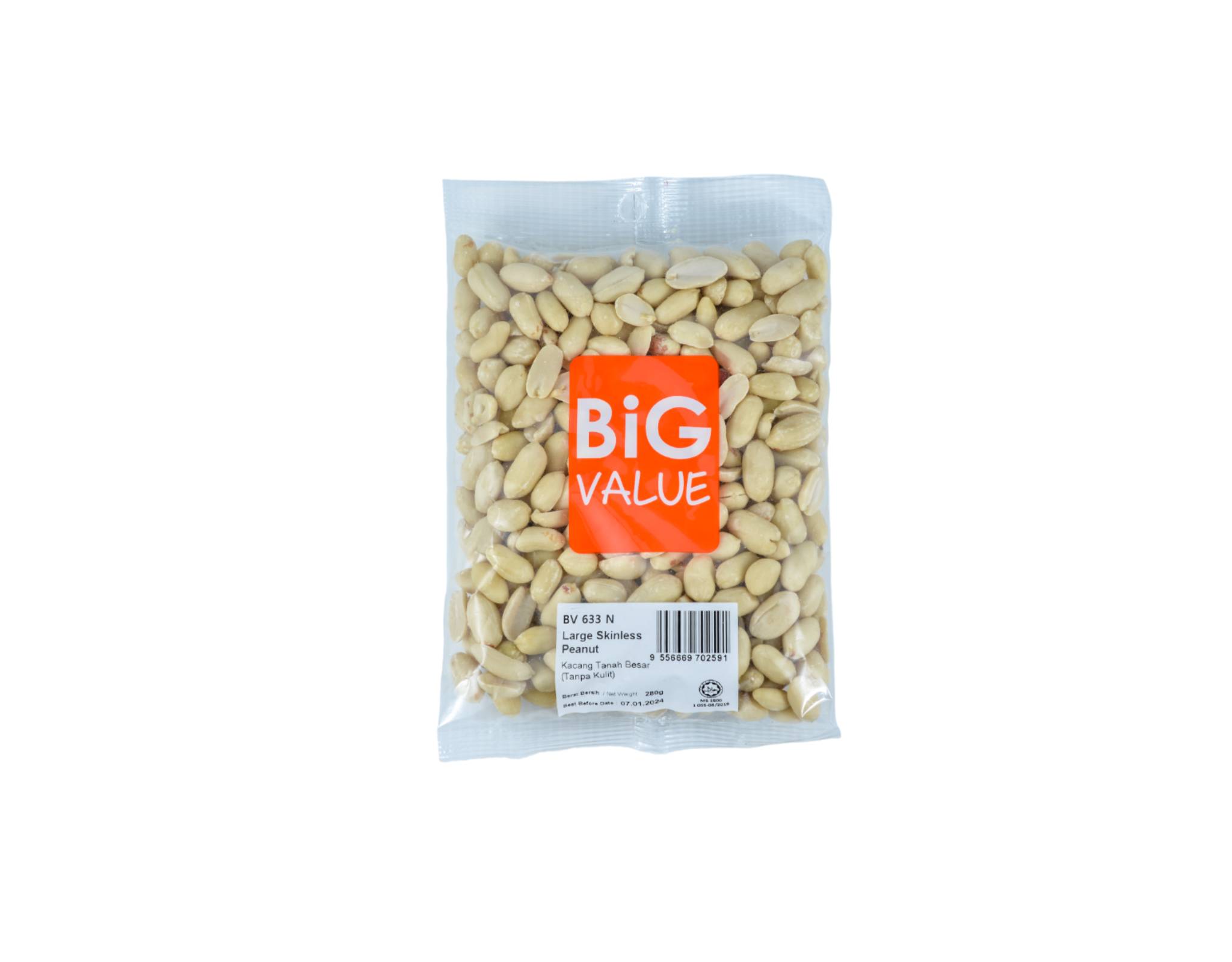 BiG Value Kacang Tanah Besar Tanpa Kulit