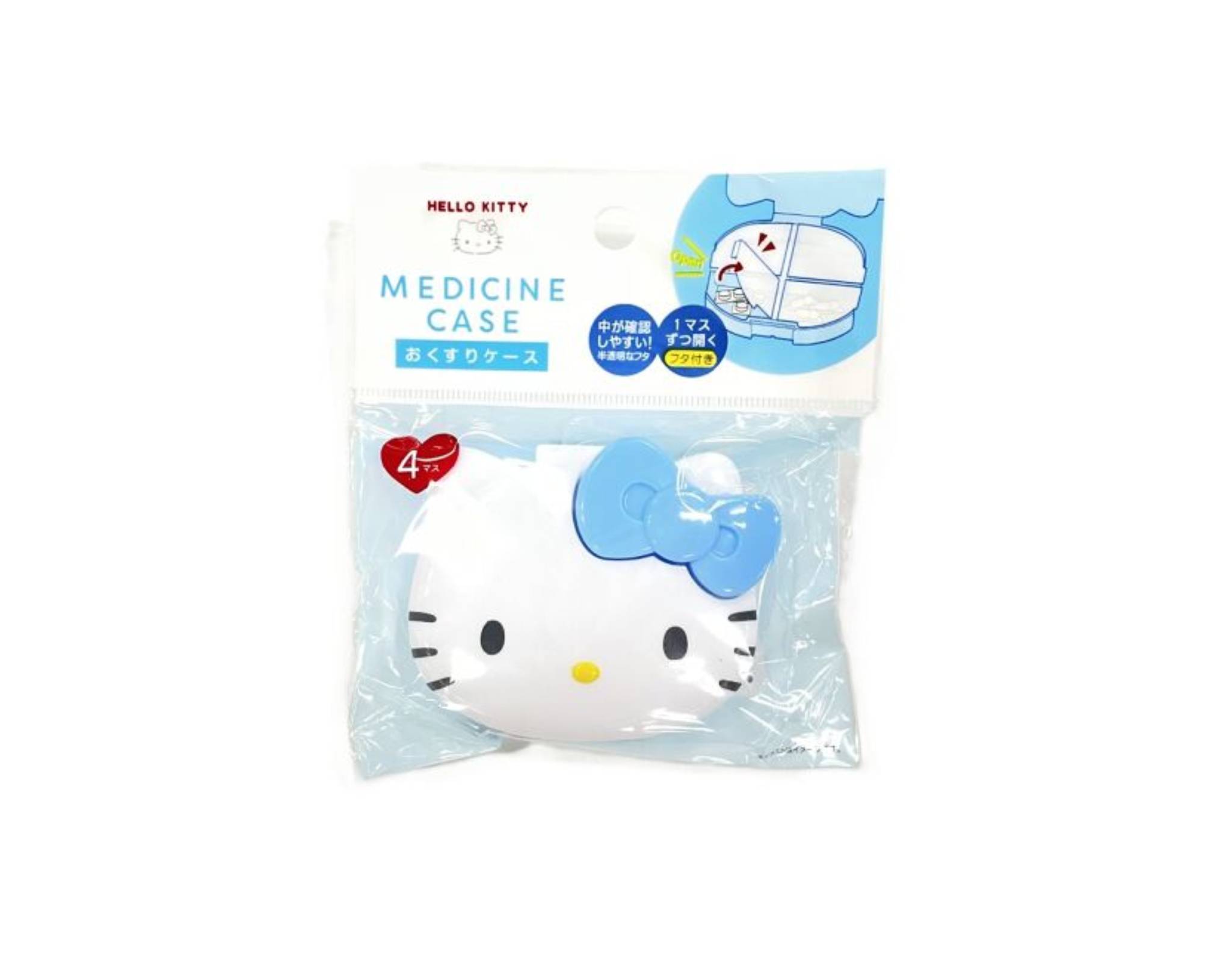 Daiso Sanrio Medicine Case Kitty Water Color