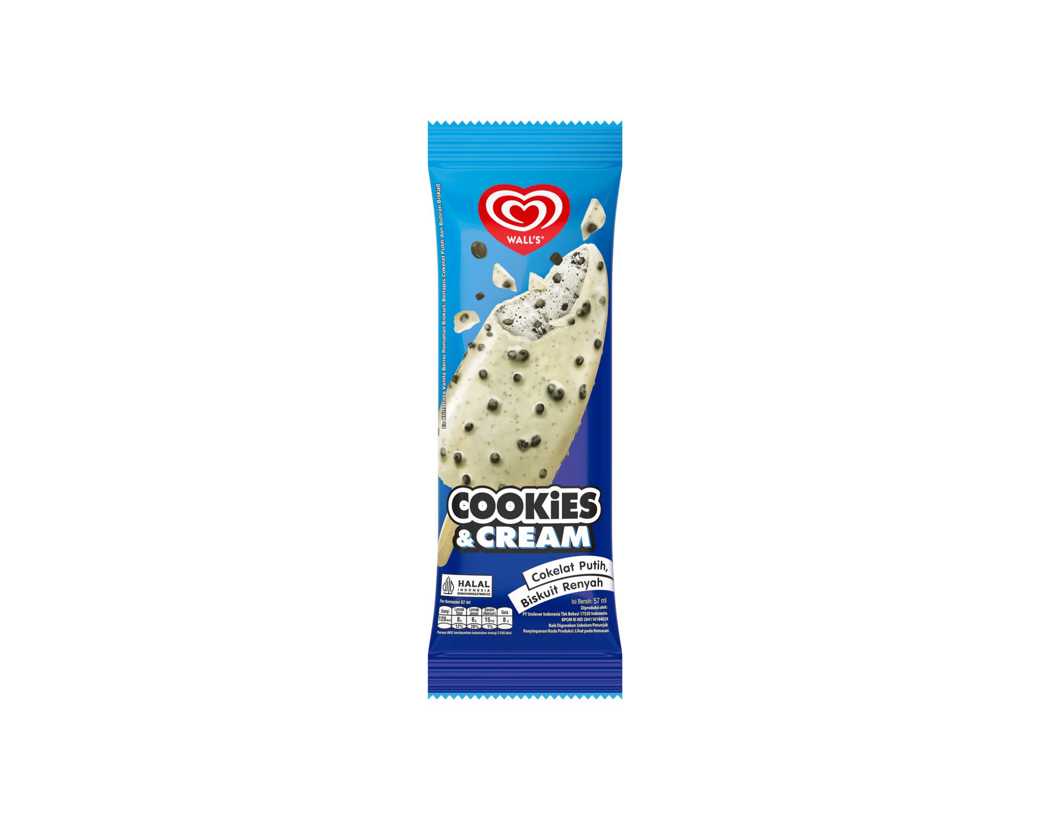 WALLS COOKIES DAN CREAM 57 ML