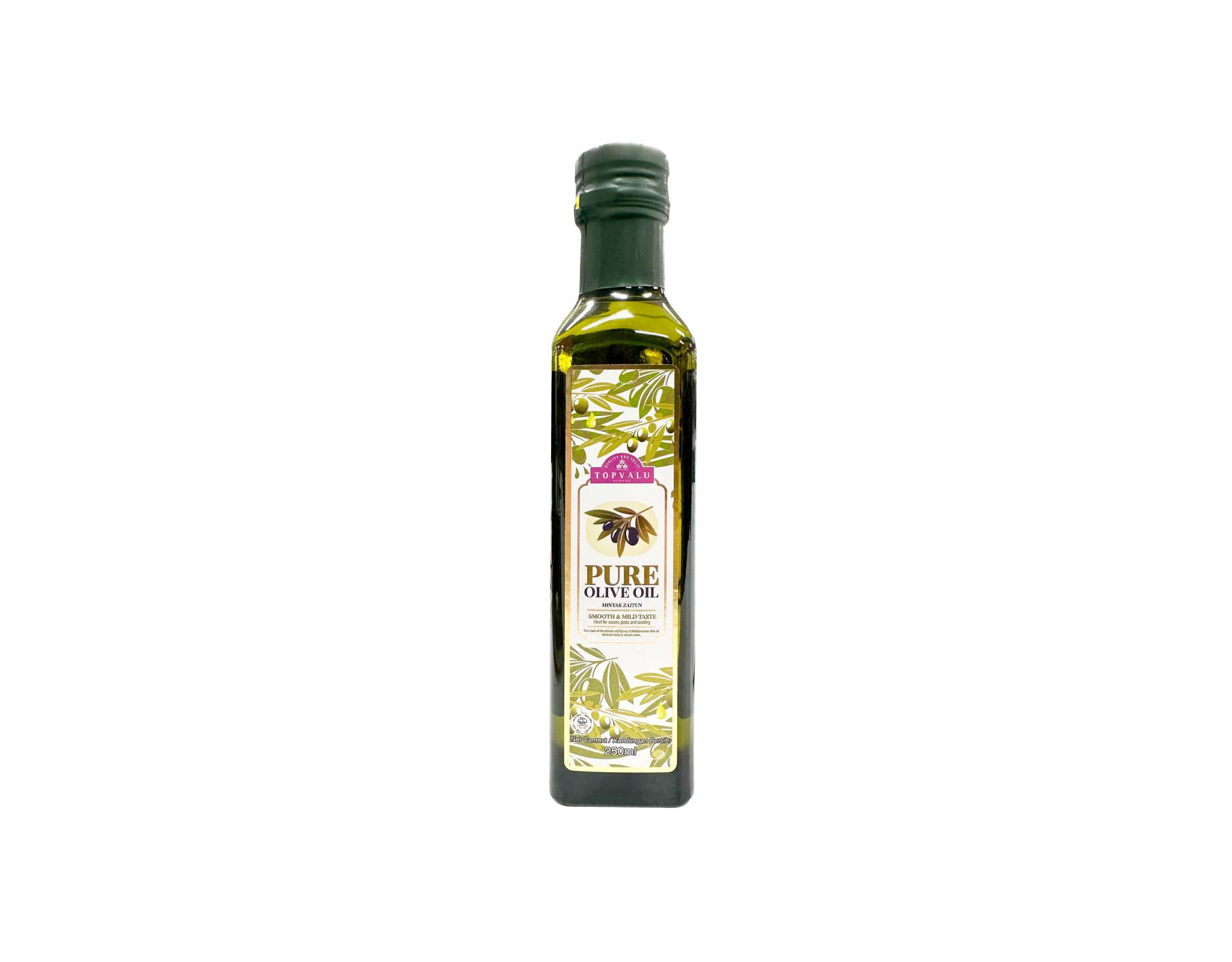 Topvalu Pure Olive Oil Glass