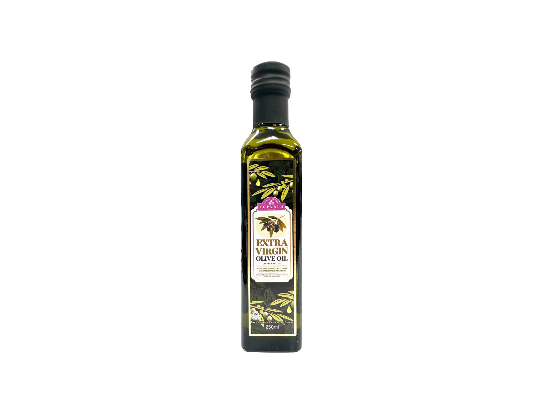 Topvalu Extra Virgin Olive Oil Glass