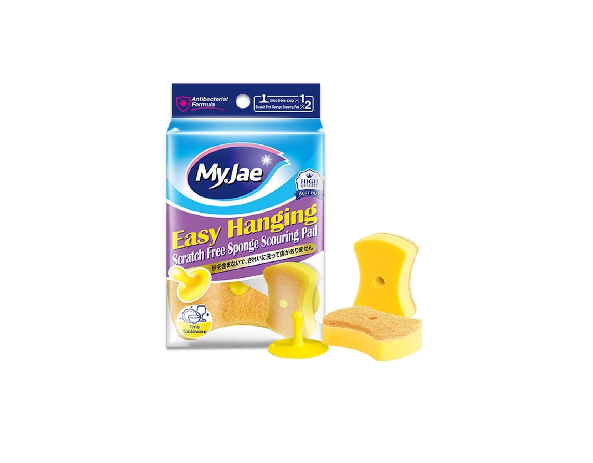 MyJae Easy Hanging Scratch Free Sponge Scouring Pad