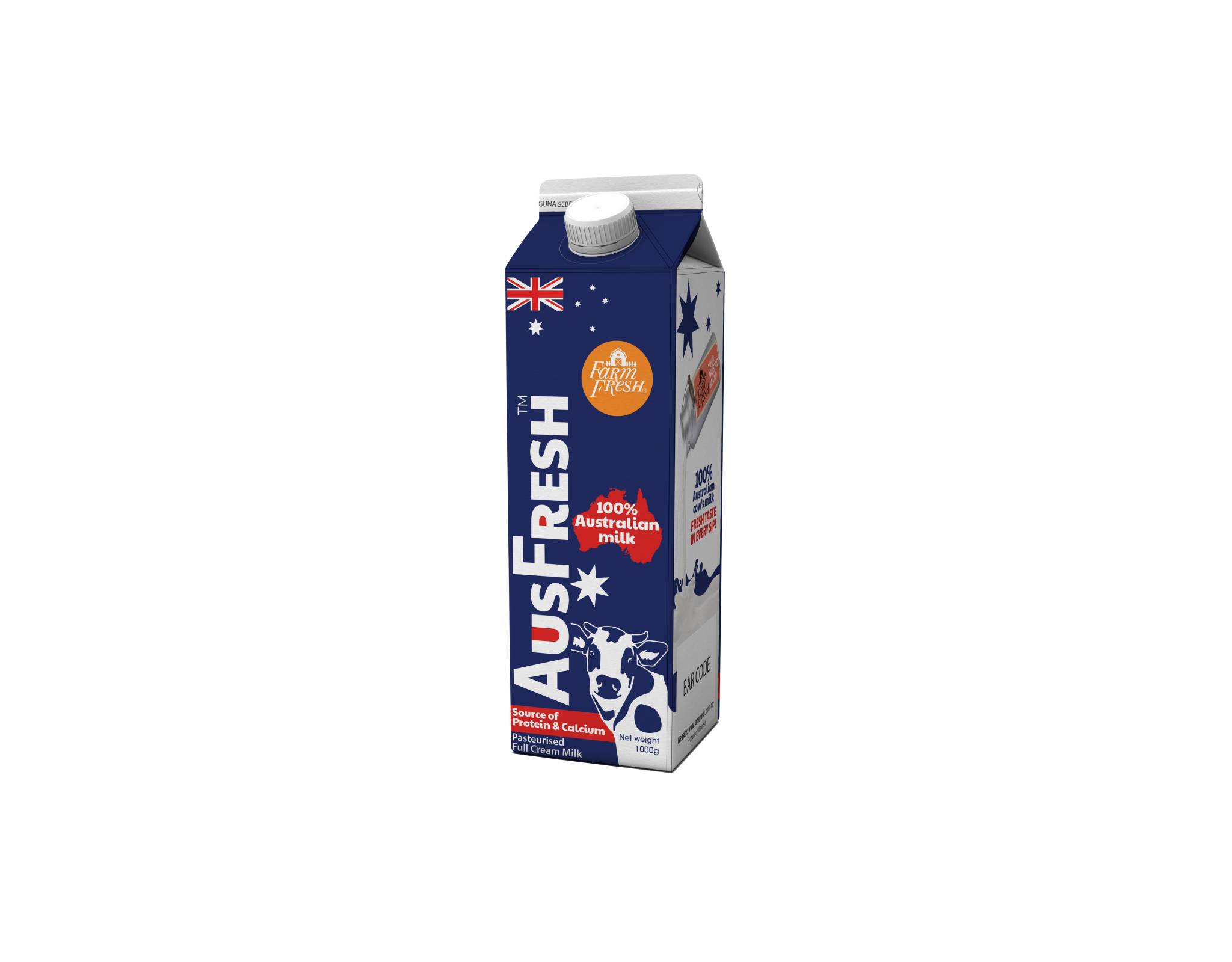 Farm Fresh Ausfresh 100% Australian Milk 1L | Same-Day Delivery | myAEON2go