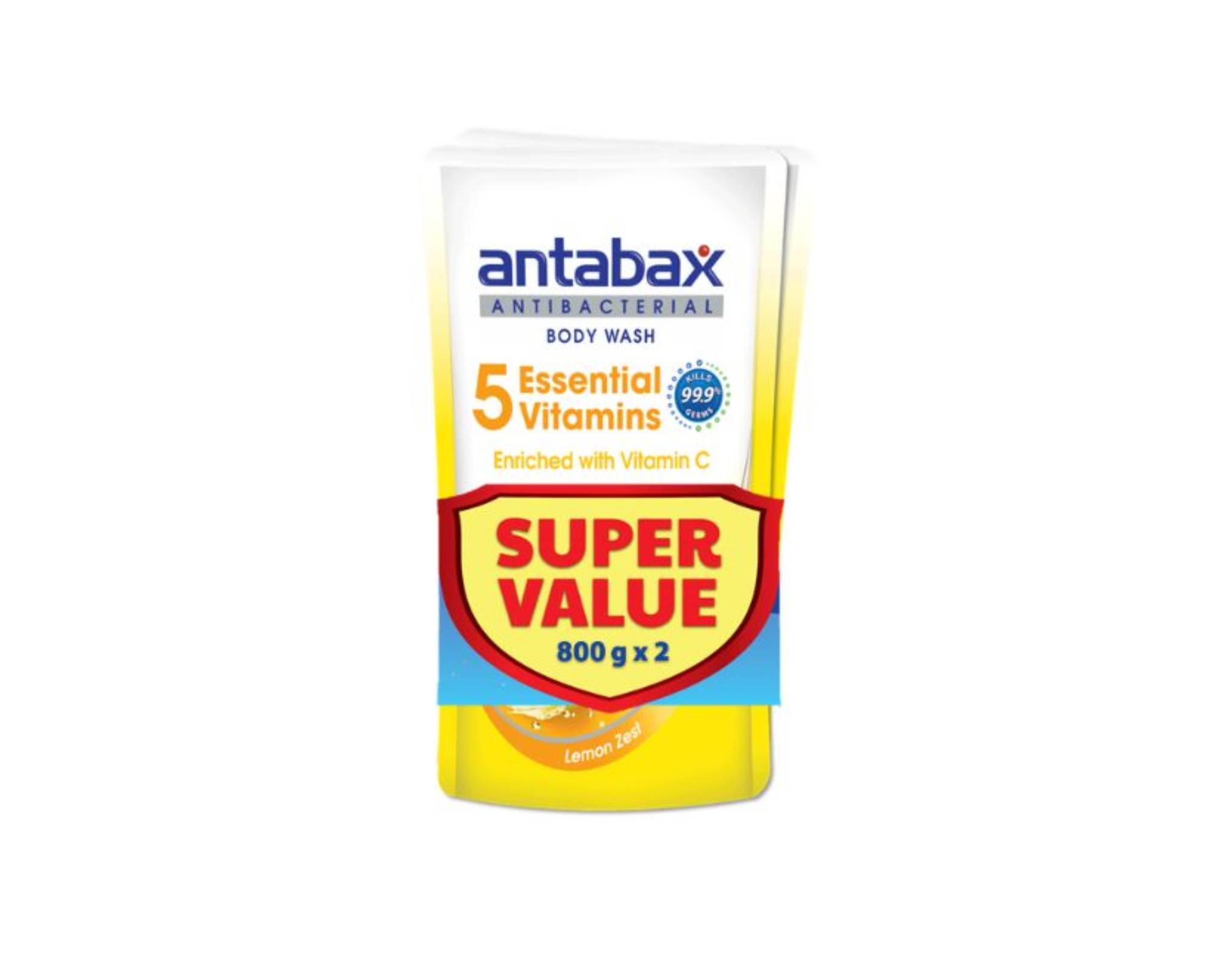 Antabax Shower Cream Twin Refill Pack (2x 800g