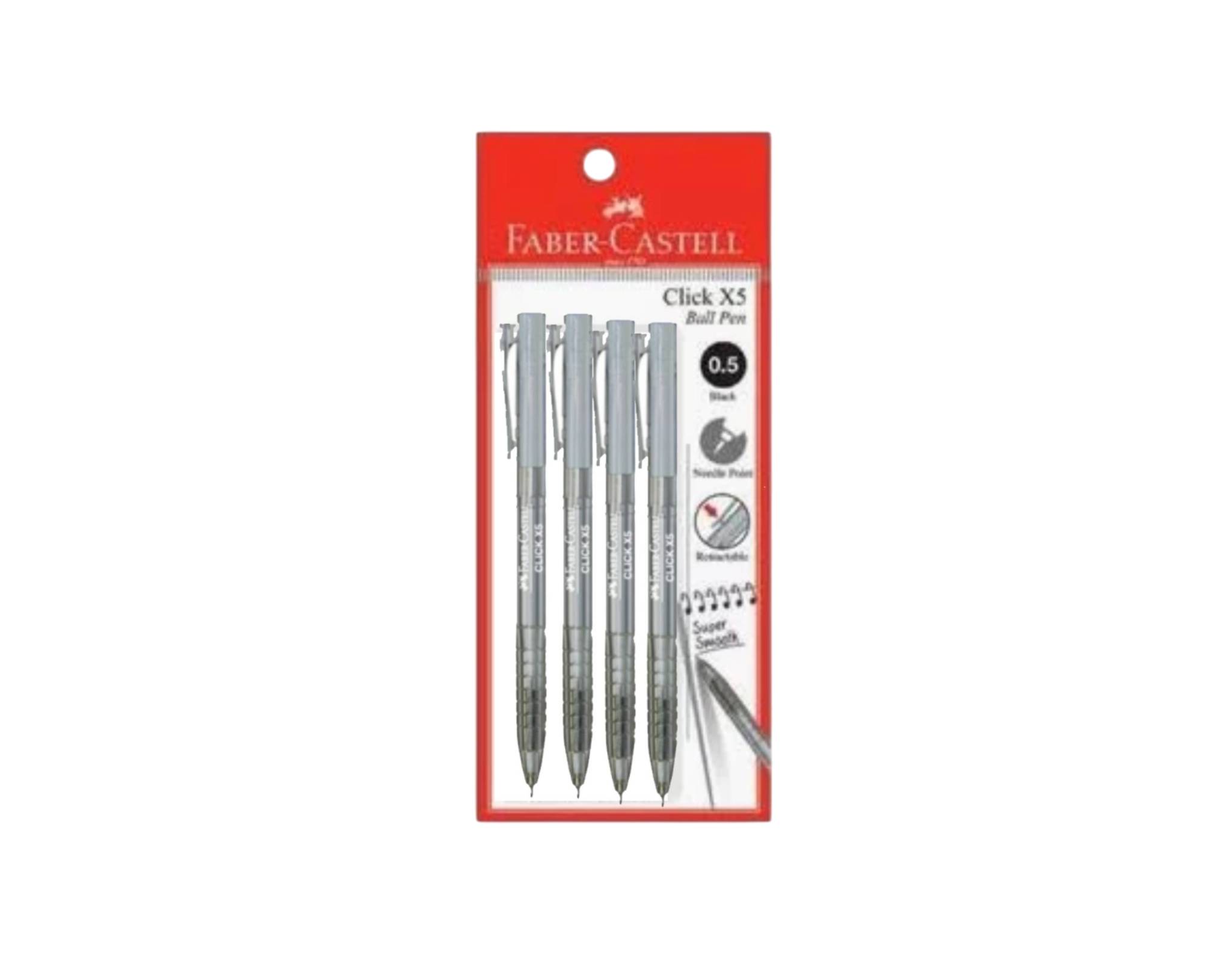 Faber-Castell Click Ball Pen X5 | myaeon2go