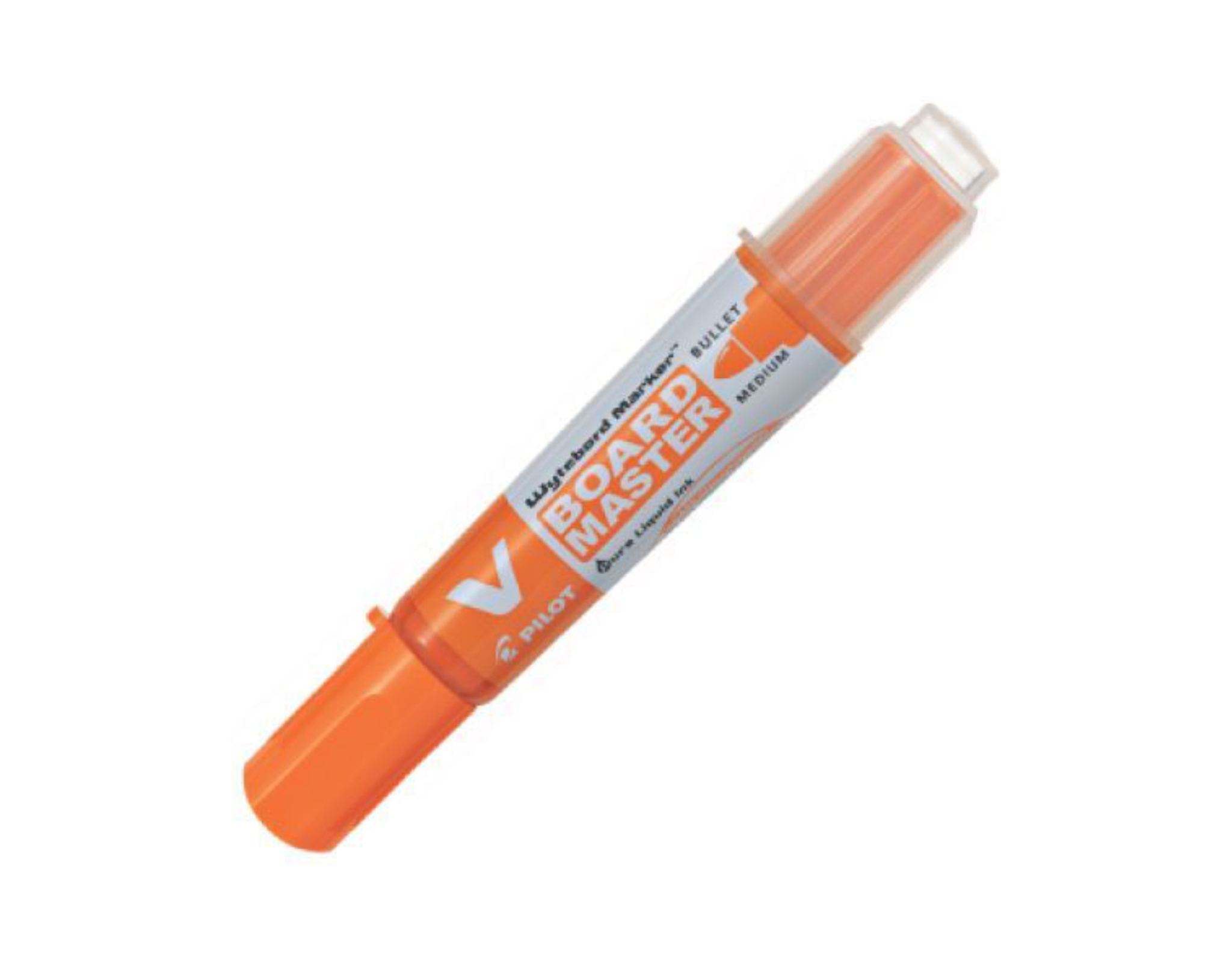 Pilot V-Board Master Pennarelli Per Lavagna Bianca - Confezione 10 Neri + 10 Ricariche, Punta Tonda 6 Mm, Inchiostro Cancellabile A Secco, Plastica Riciclata