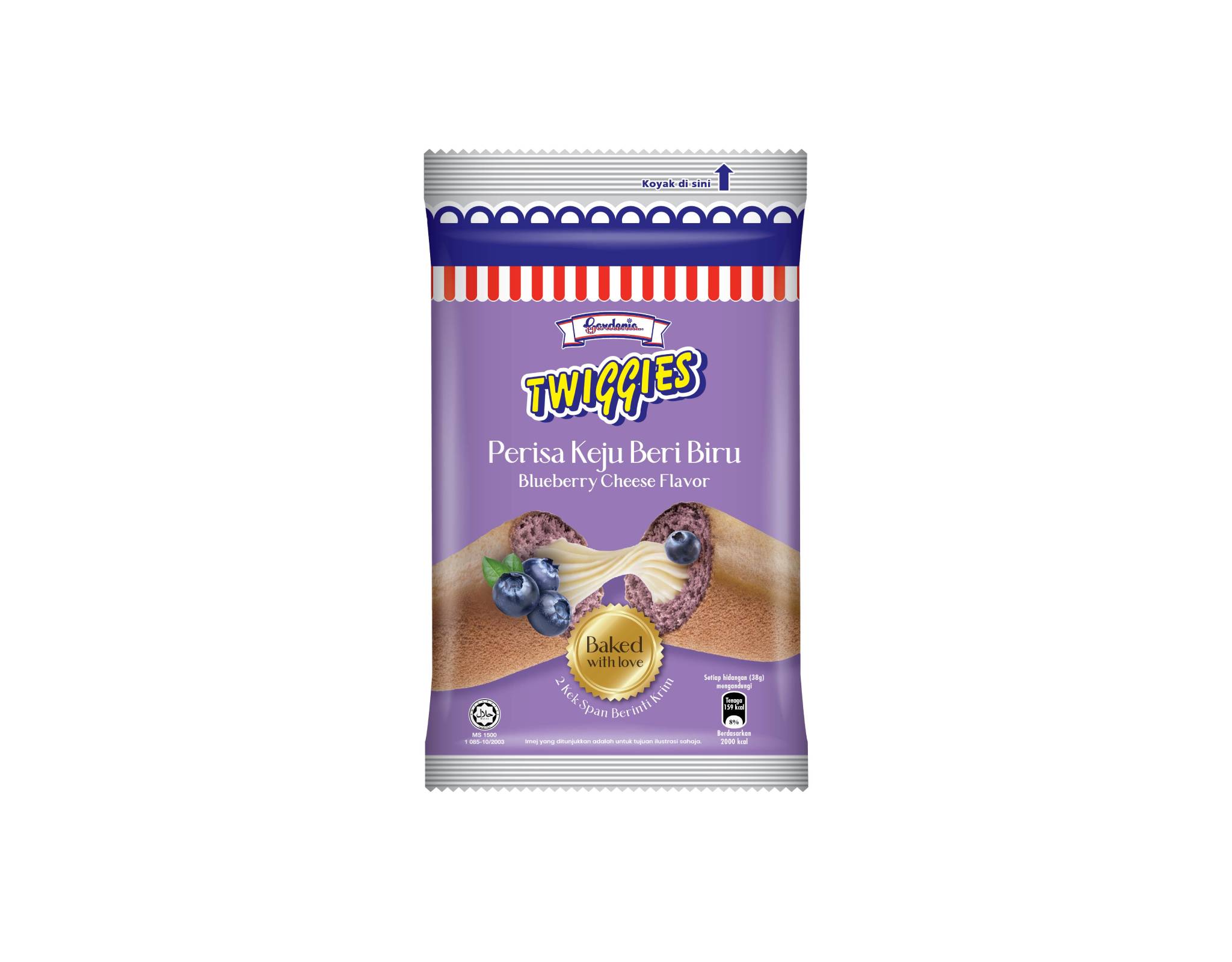 Gardenia Twiggies Blueberry Cheese