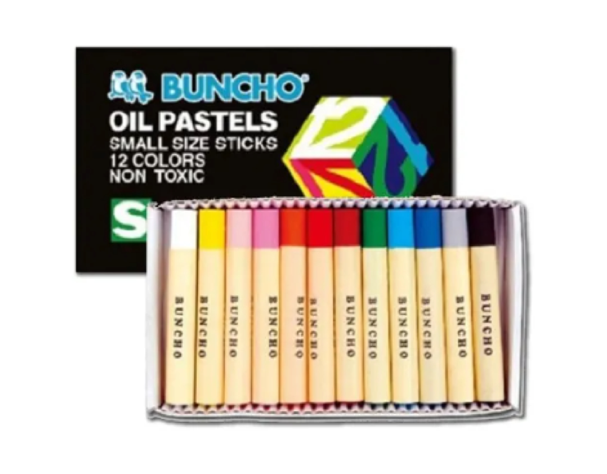 Buncho Crayon Oil Pastels (2159/12) | myaeon2go
