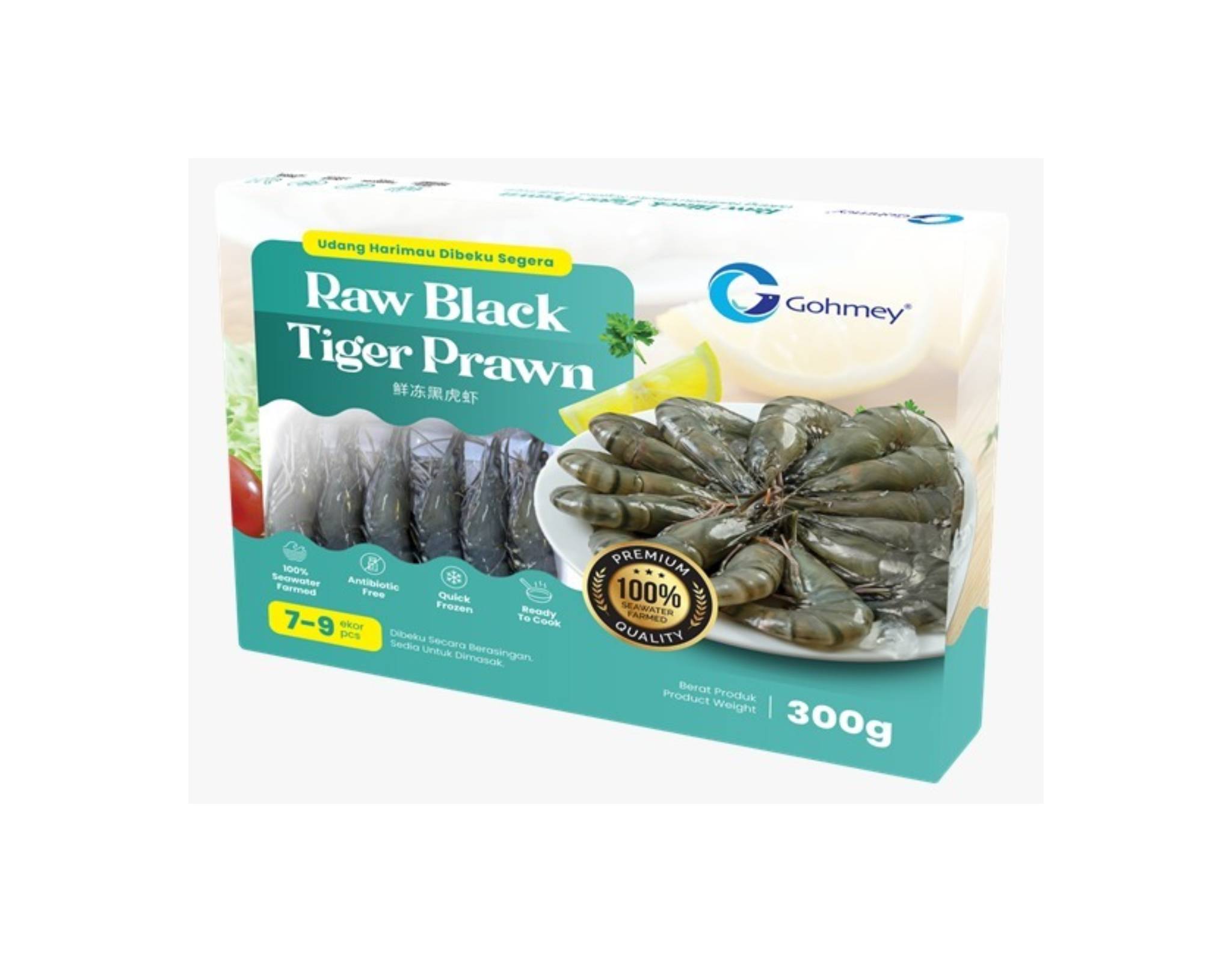 Gohmey Raw Black Tiger Prawn
