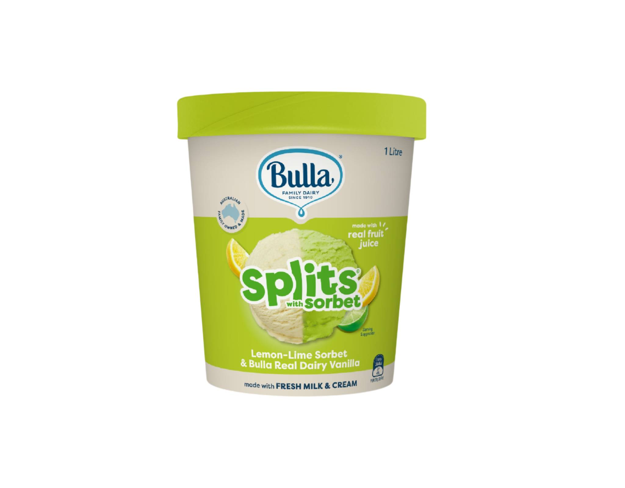 Bulla Splits With Sorbet Lemon Lime | myaeon2go