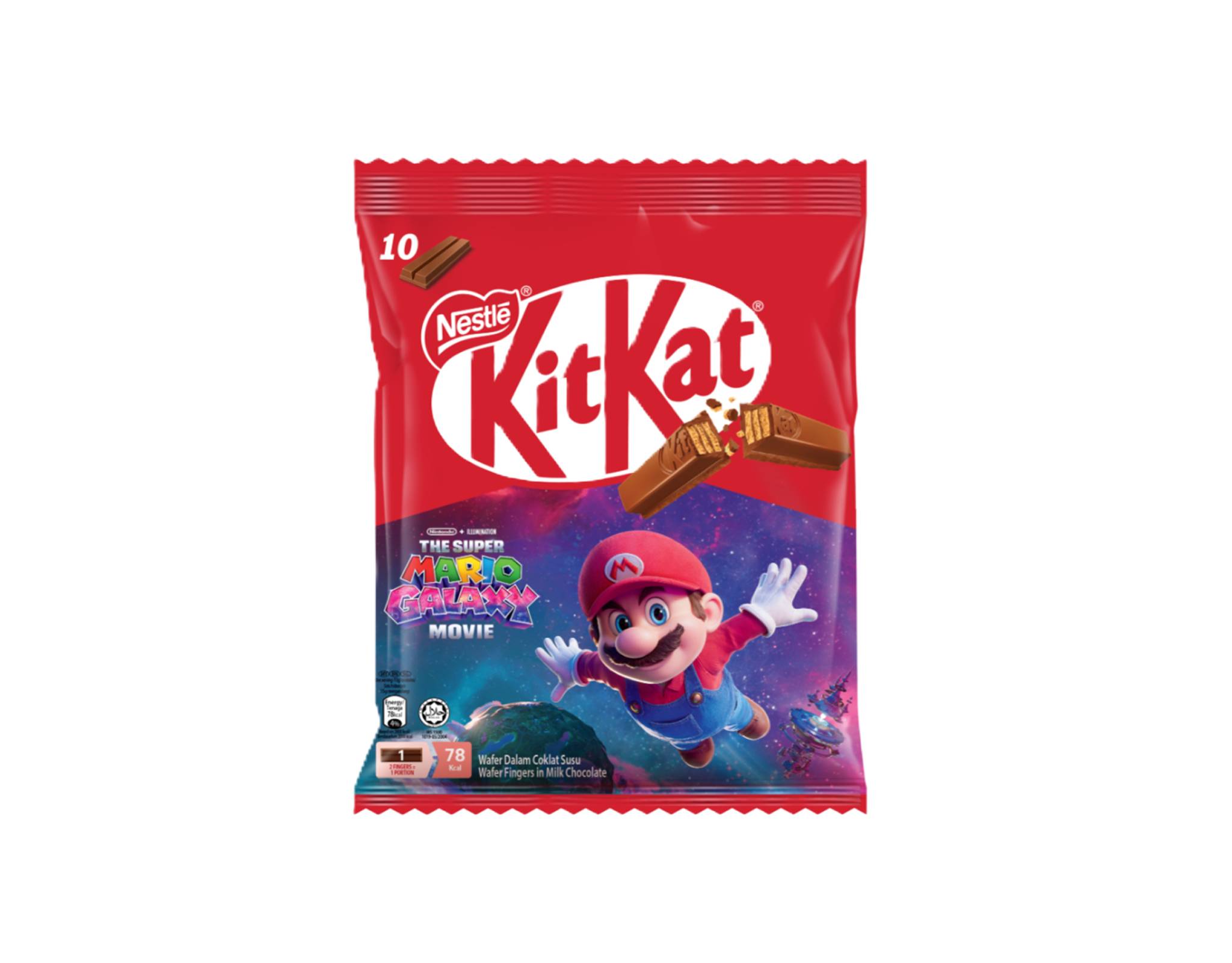 Nestle Kit Kat Sharebag The Super Mario Galaxy Movie | myaeon2go
