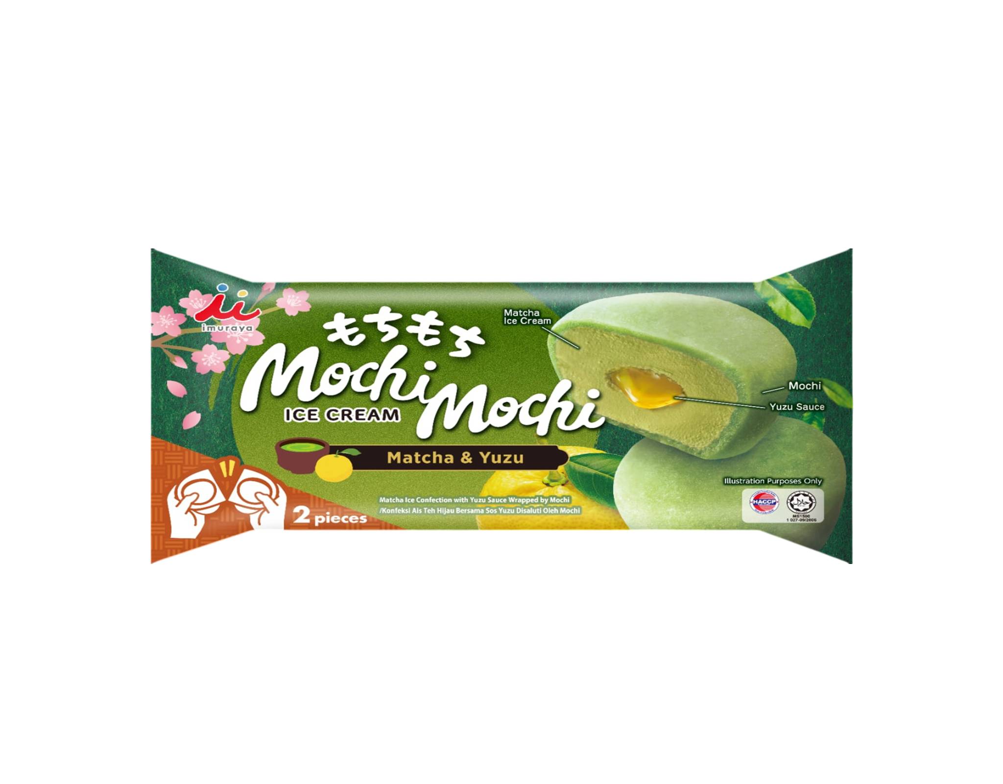 Imuraya Mochi Matcha And Yuzu