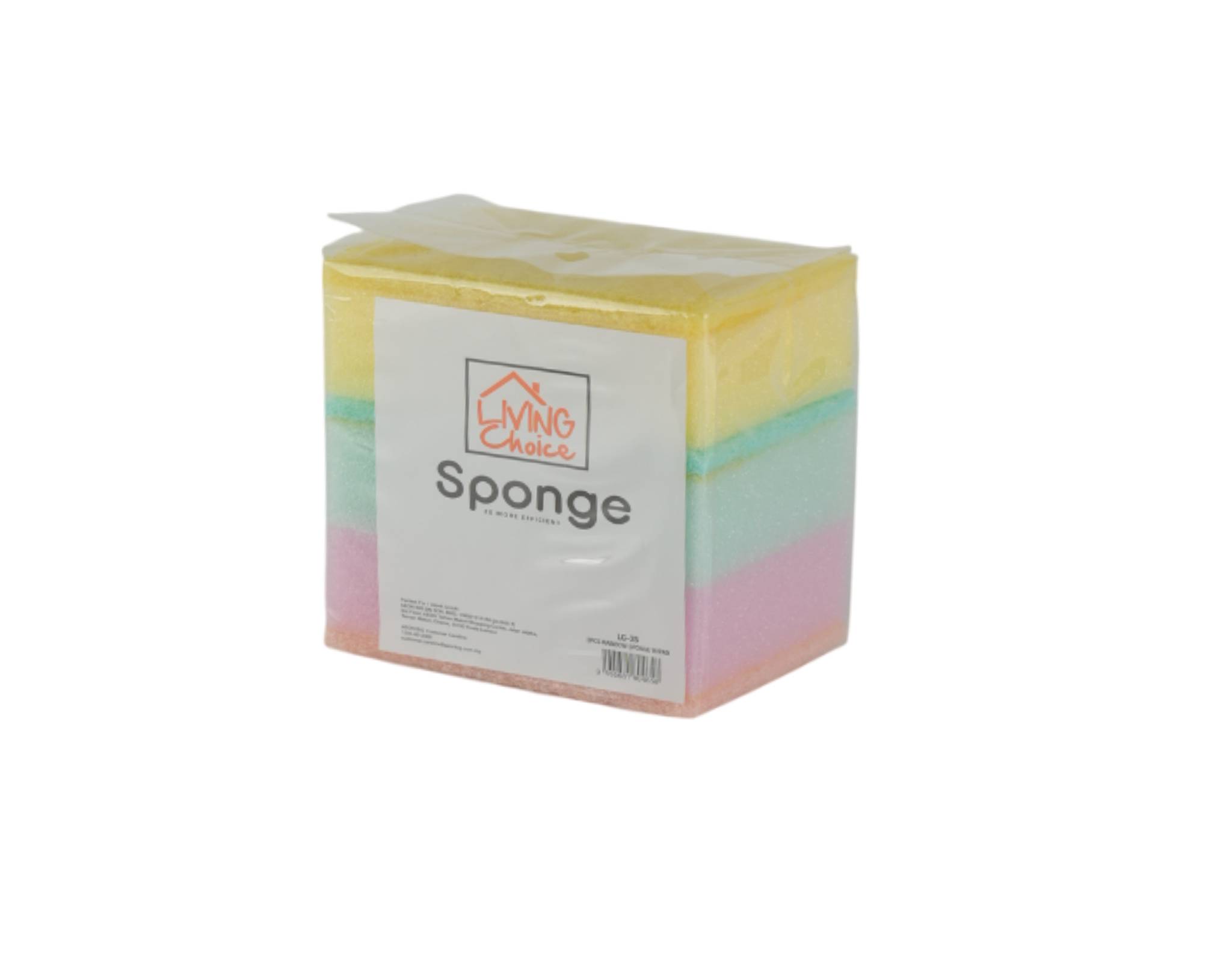 Living Choice Rainbow Sponge With Pad
