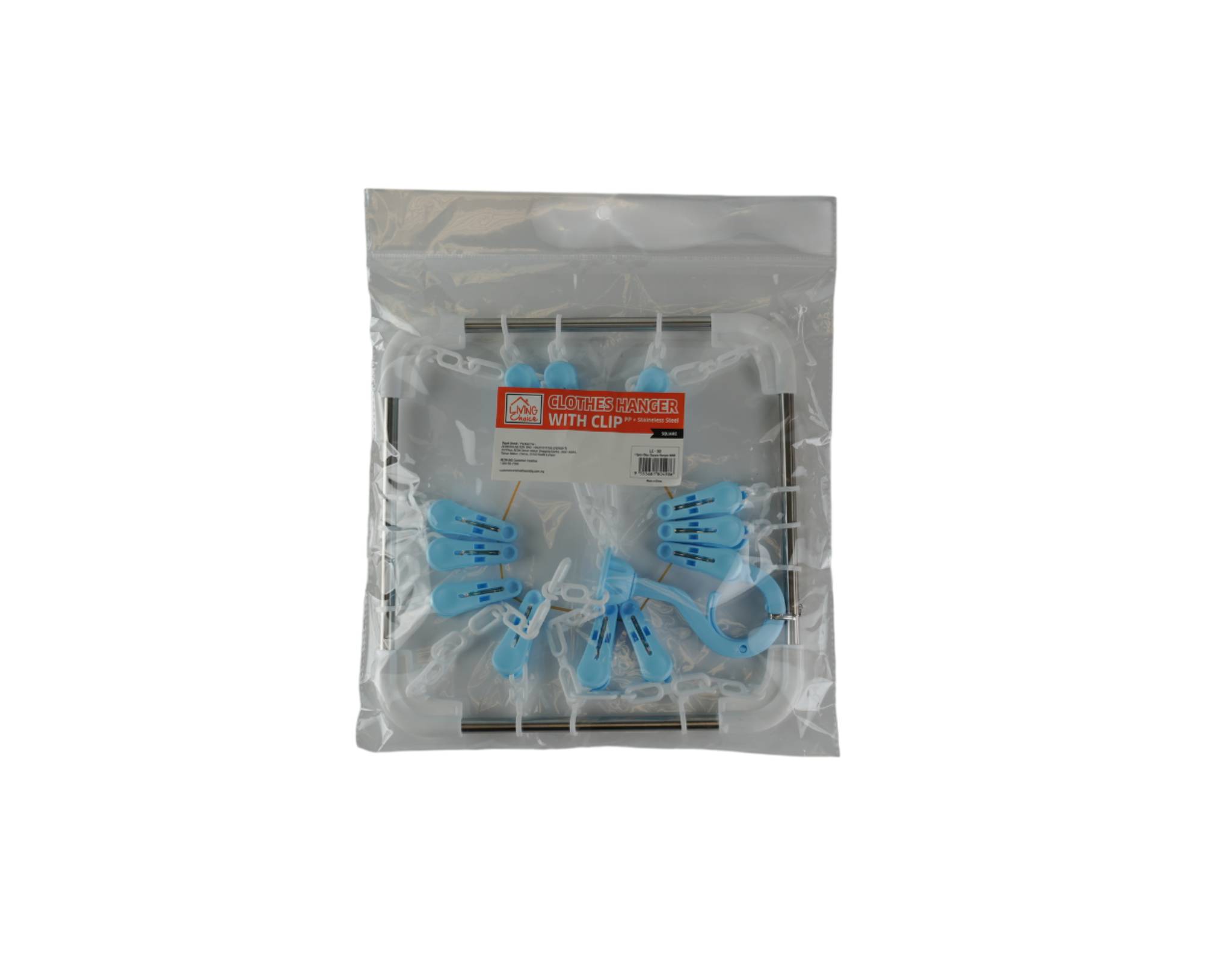 Living Choice Clips Square Hanger (8666)