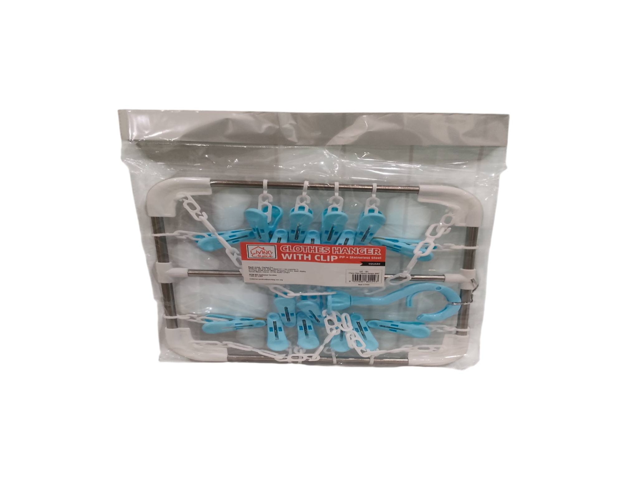 Living Choice Clips Square Hanger (8687)