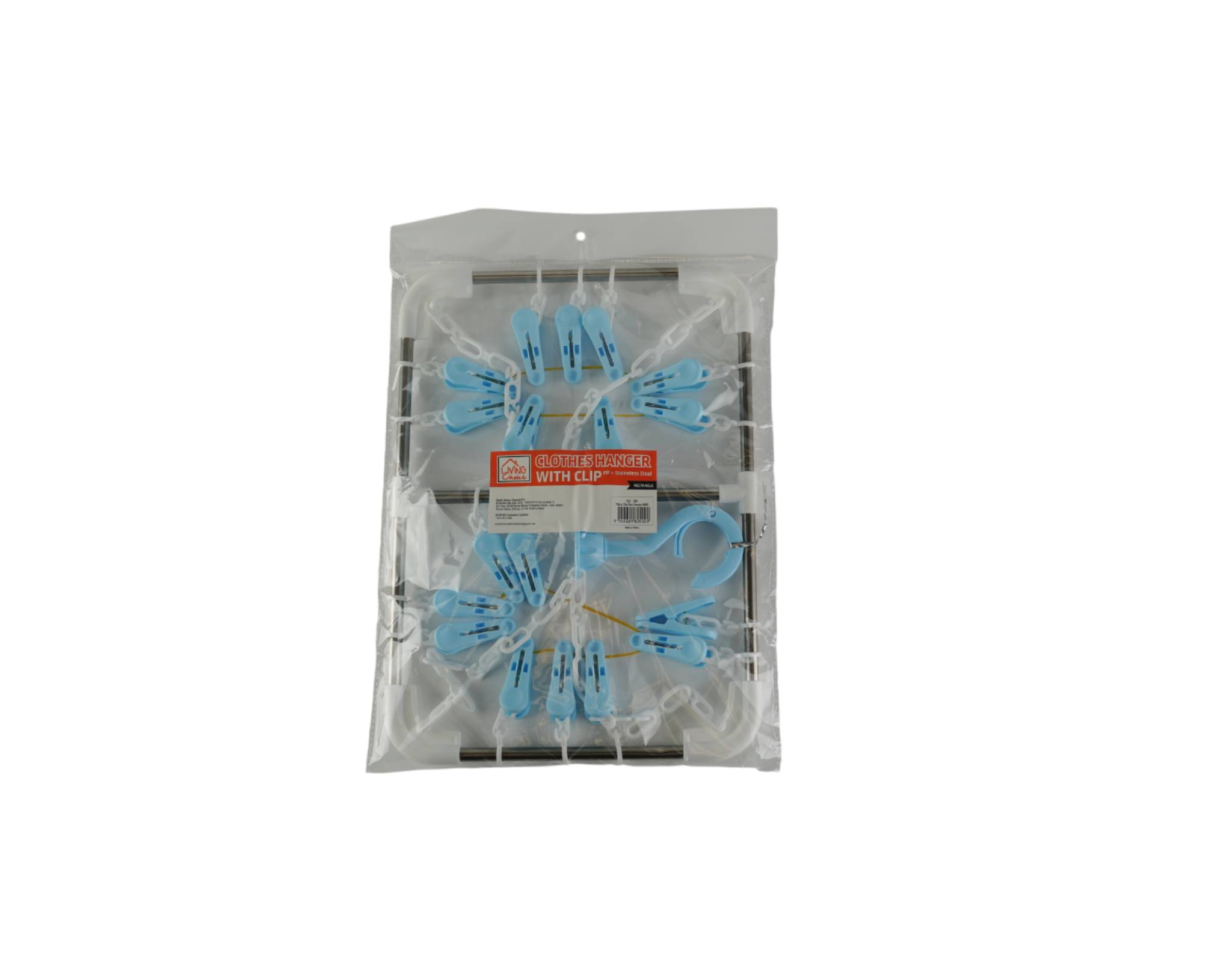 Living Choice Clips Rect Hanger (8685)