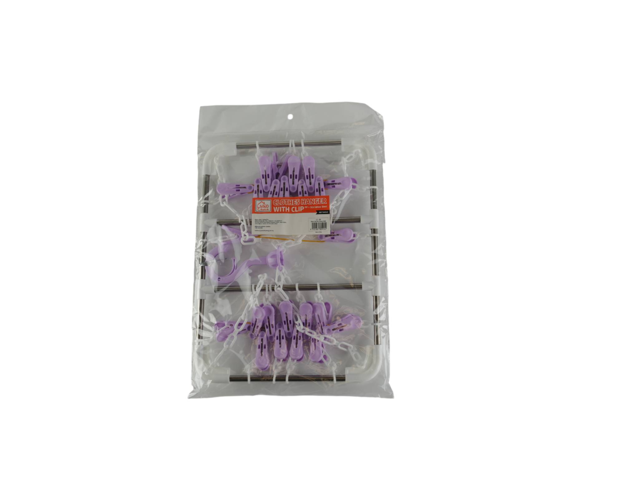 Living Choice Clips Rect Hanger (8686)