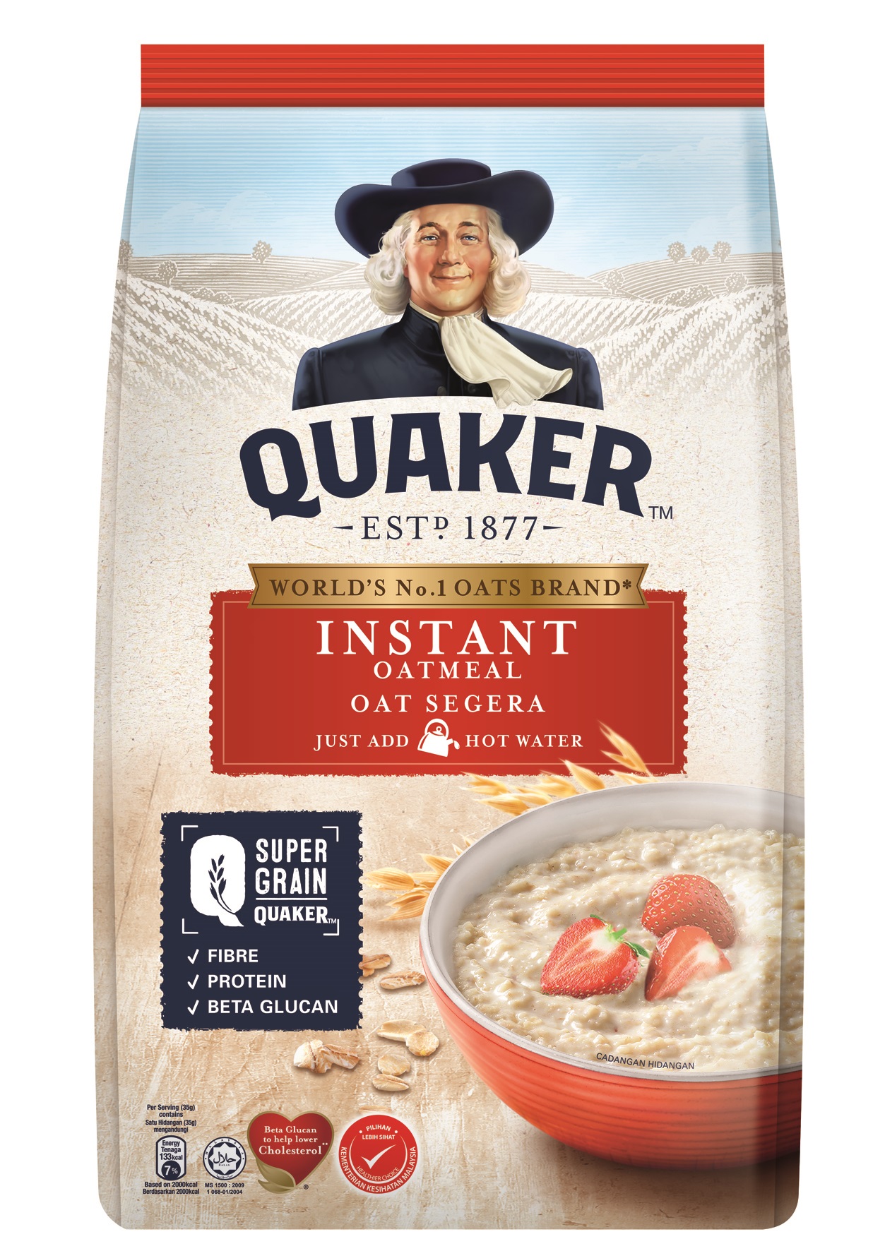 Quaker Australia Instant Oatmeal, 1.35kg