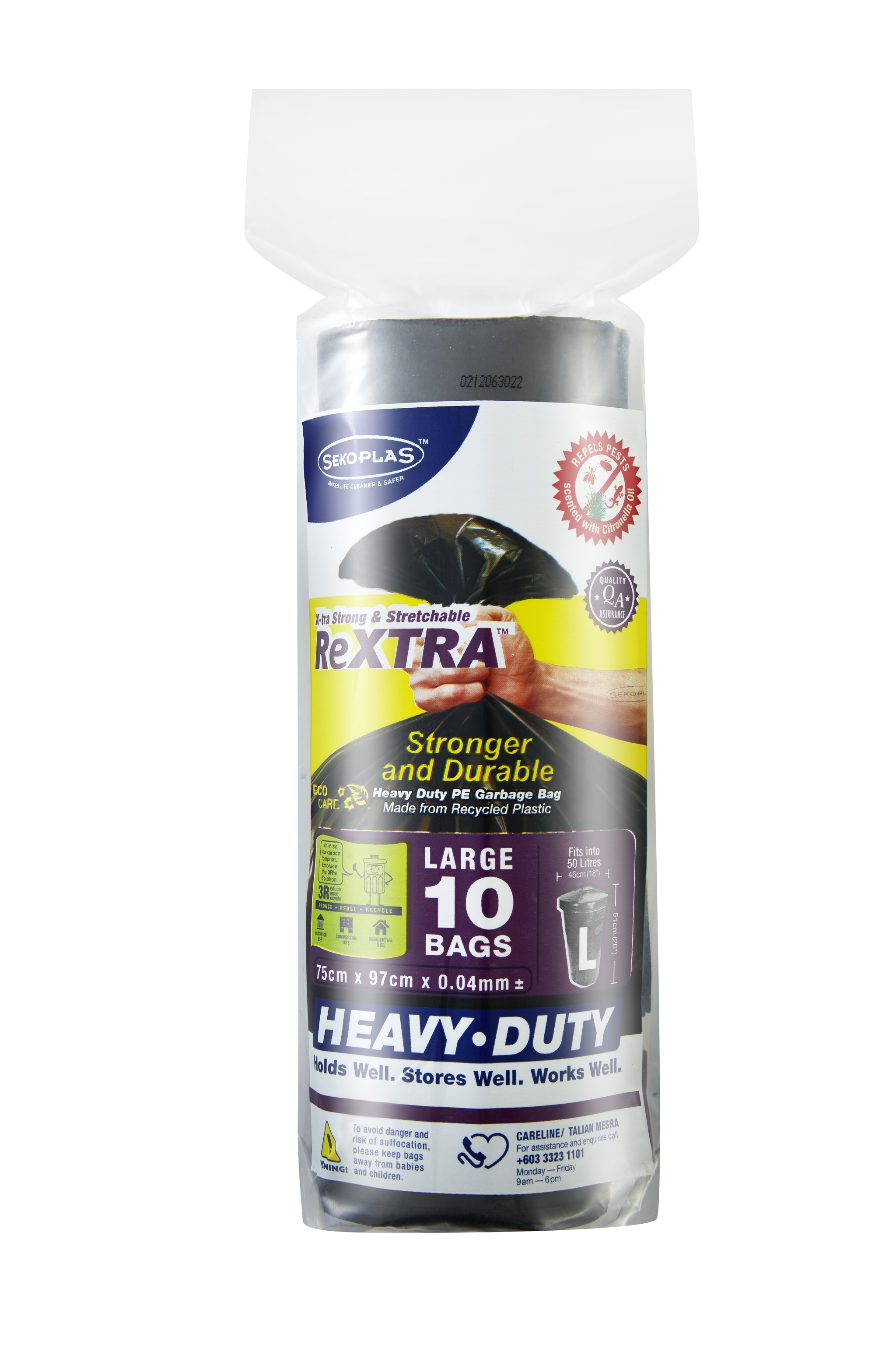 Sekoplas Heavy Duty Garbage Rolls (l)