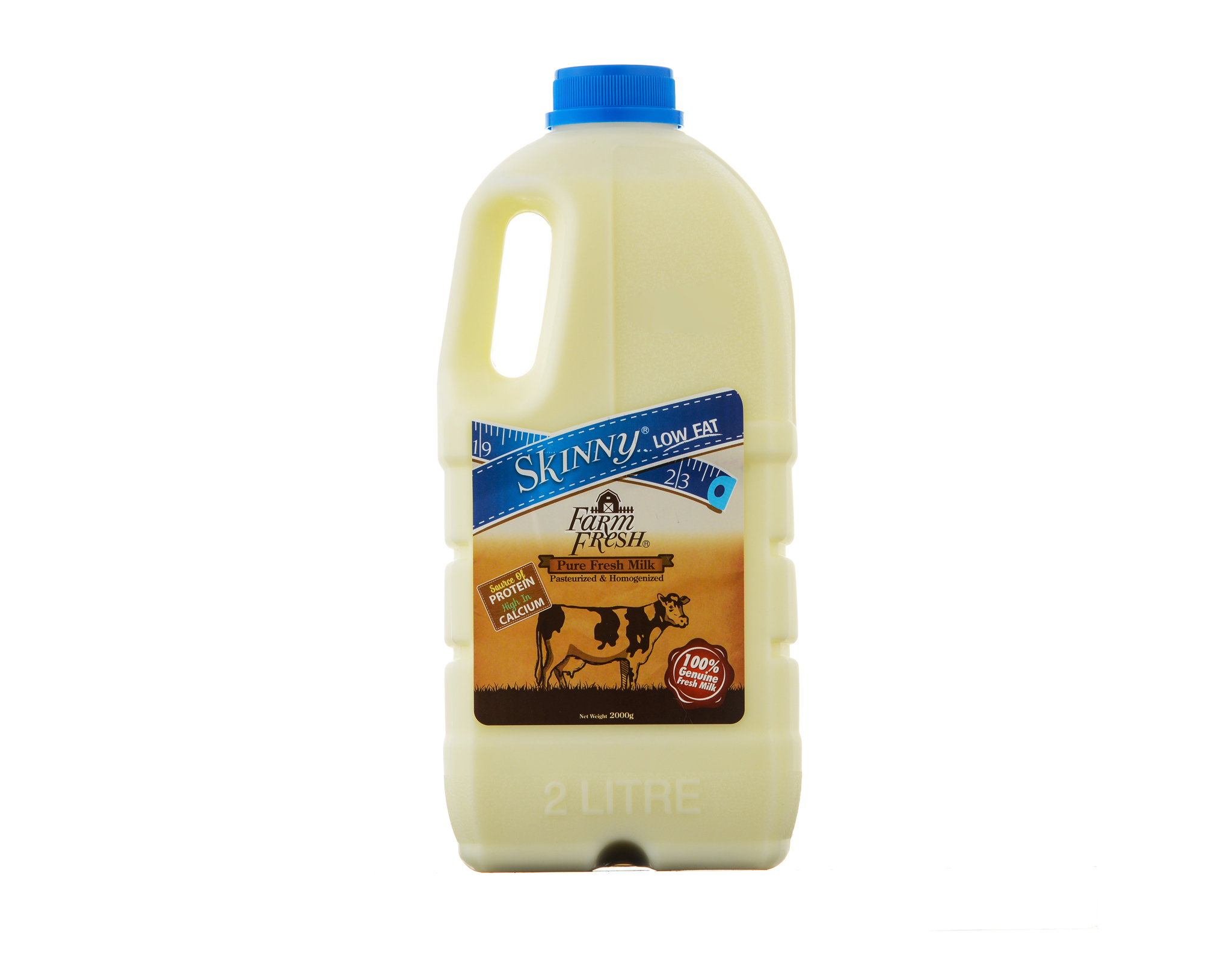 Farm Fresh Skinny Low Fat Cow's Milk, 2 liter