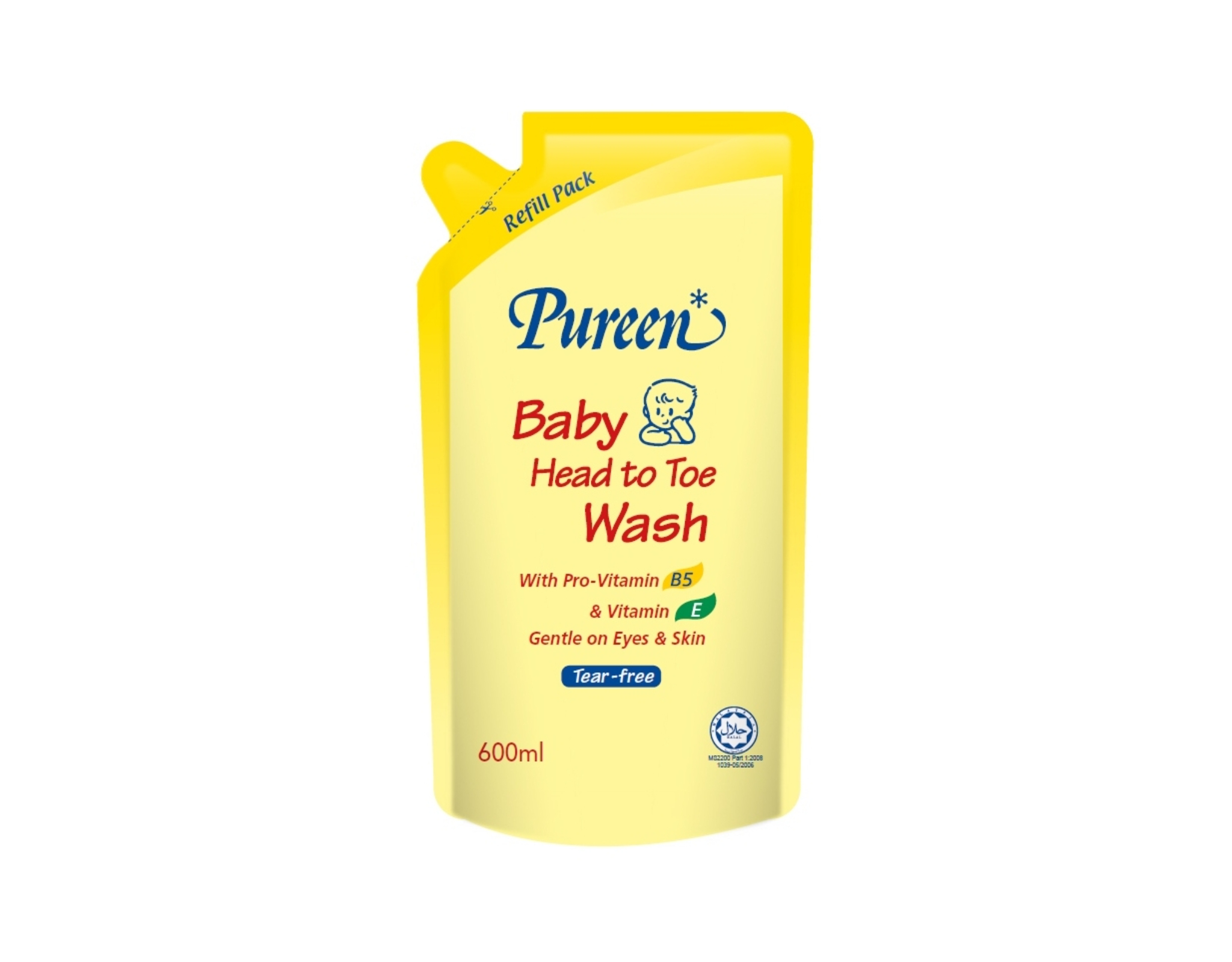 Pureen Baby Head To Toe Wash Refill Pack