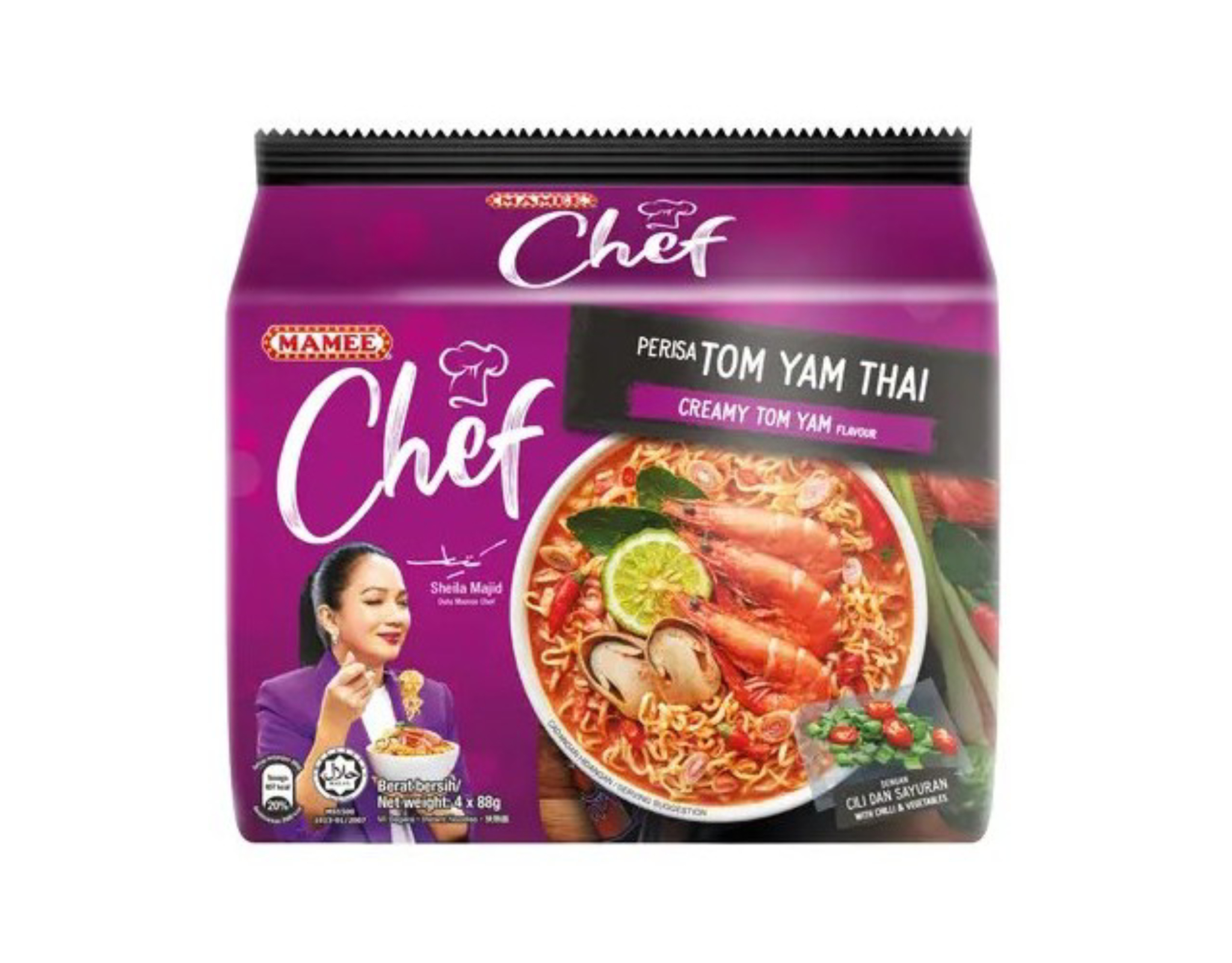 Mamee Chef Creamy Tom Yam Instant Noodle