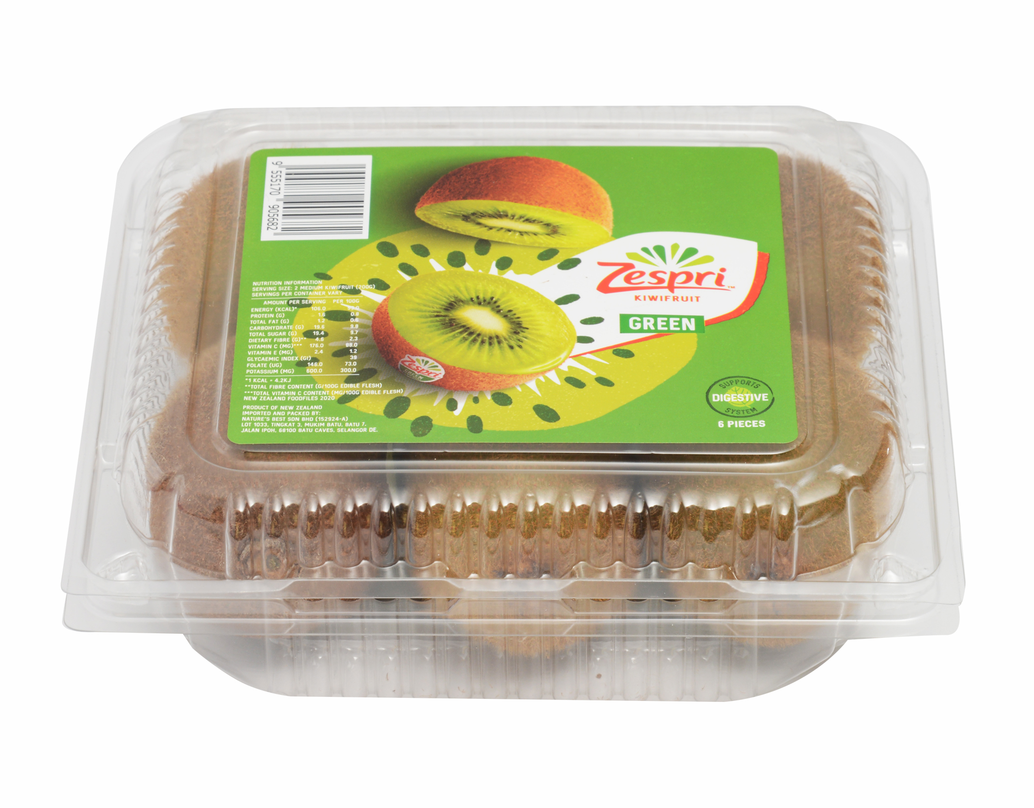 Zespri New Zealand Green Kiwi, 1 Pack