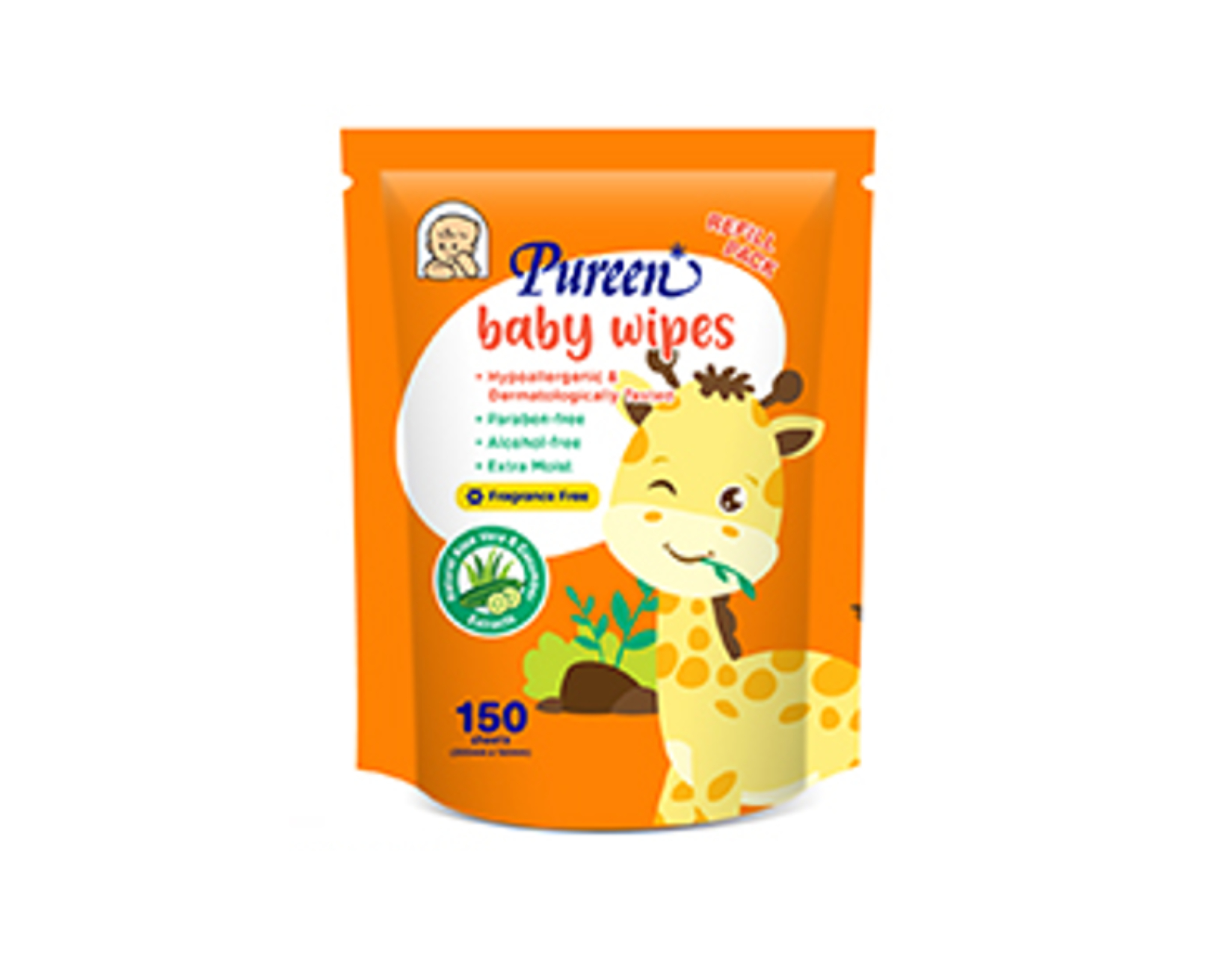 Pureen Baby Wipes (Refill