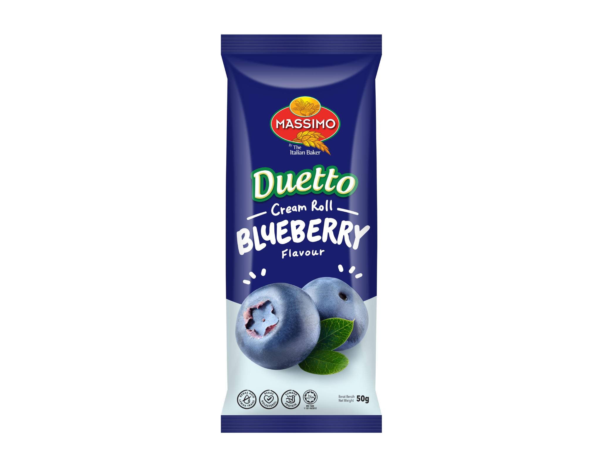 Massimo Duetto Blueberry Cream Roll