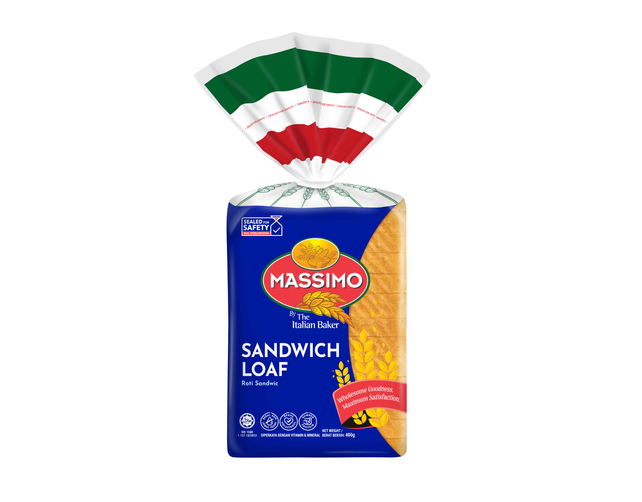 Massimo White Sandwich Loaf, 400g