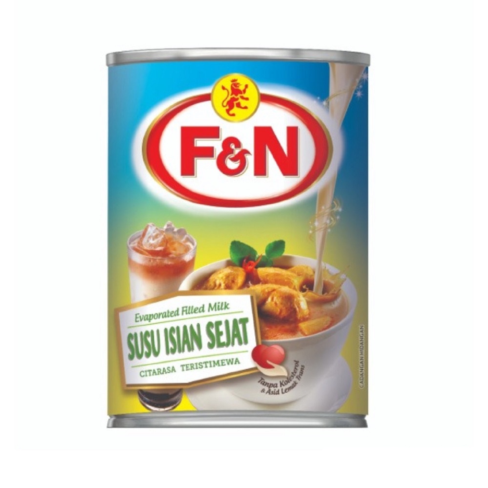 F&n Evaporated Milk 390g – Creamy & Delicious