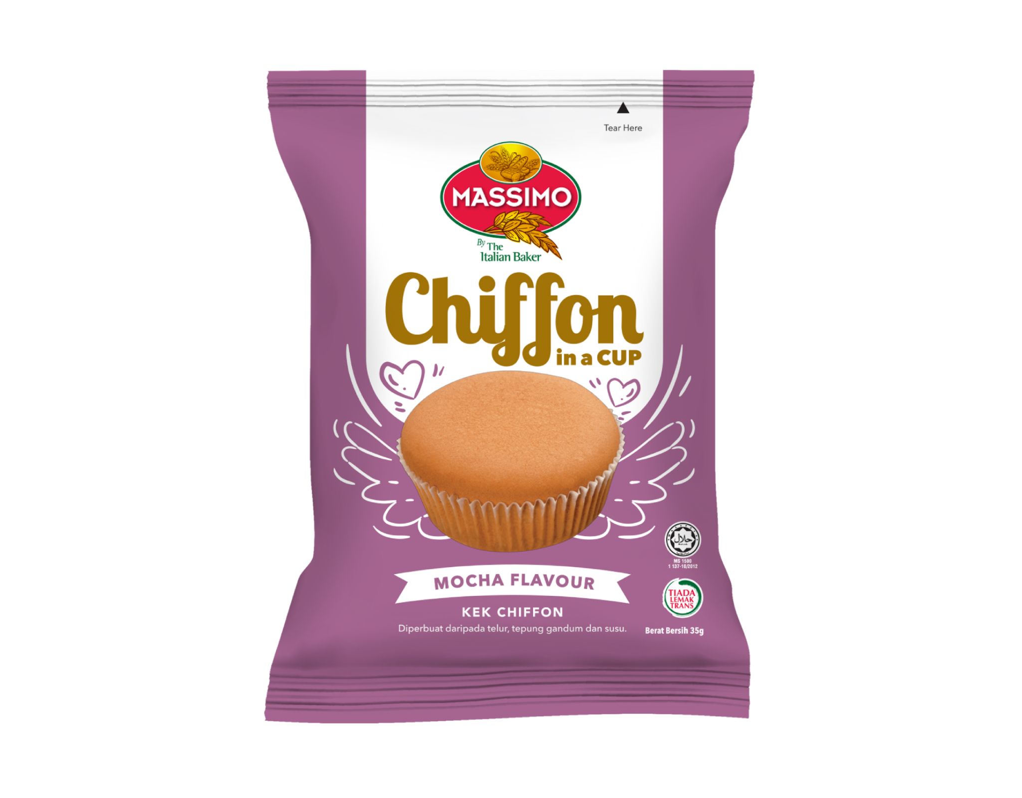 Massimo Chiffon Cake Mocha
