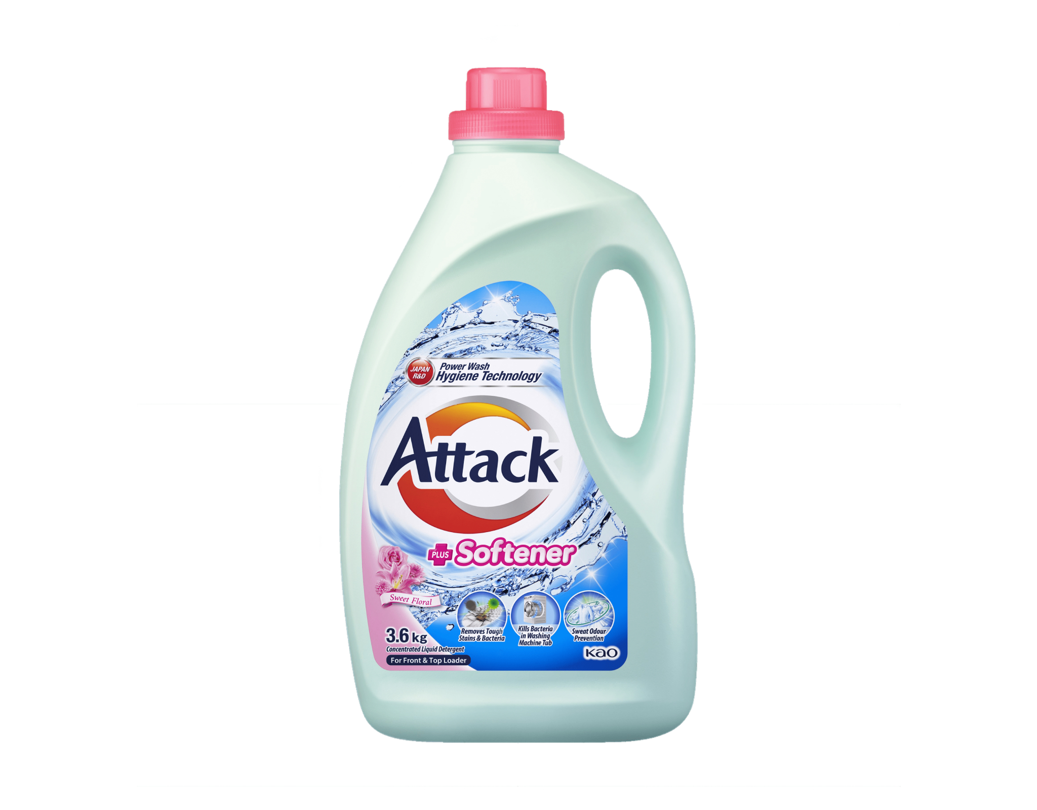 Attack Liquid Detergent Plus Softener