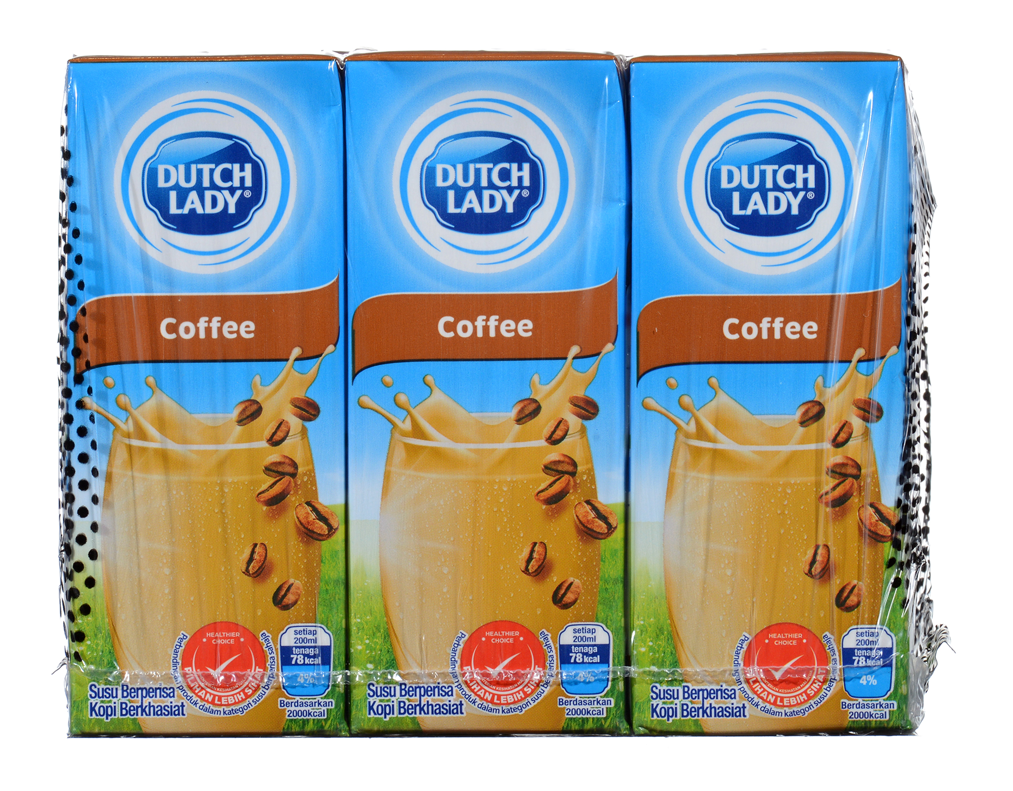 Dutch Lady Coffee Milk 6×200ml – Creamy Delight