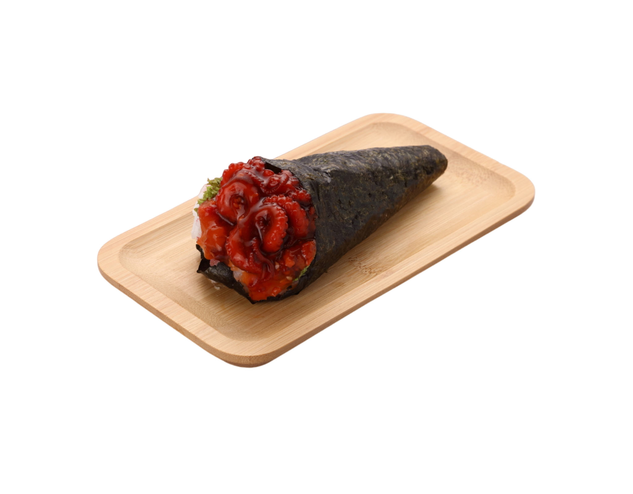 Sushi Seasoned Octopus Handroll