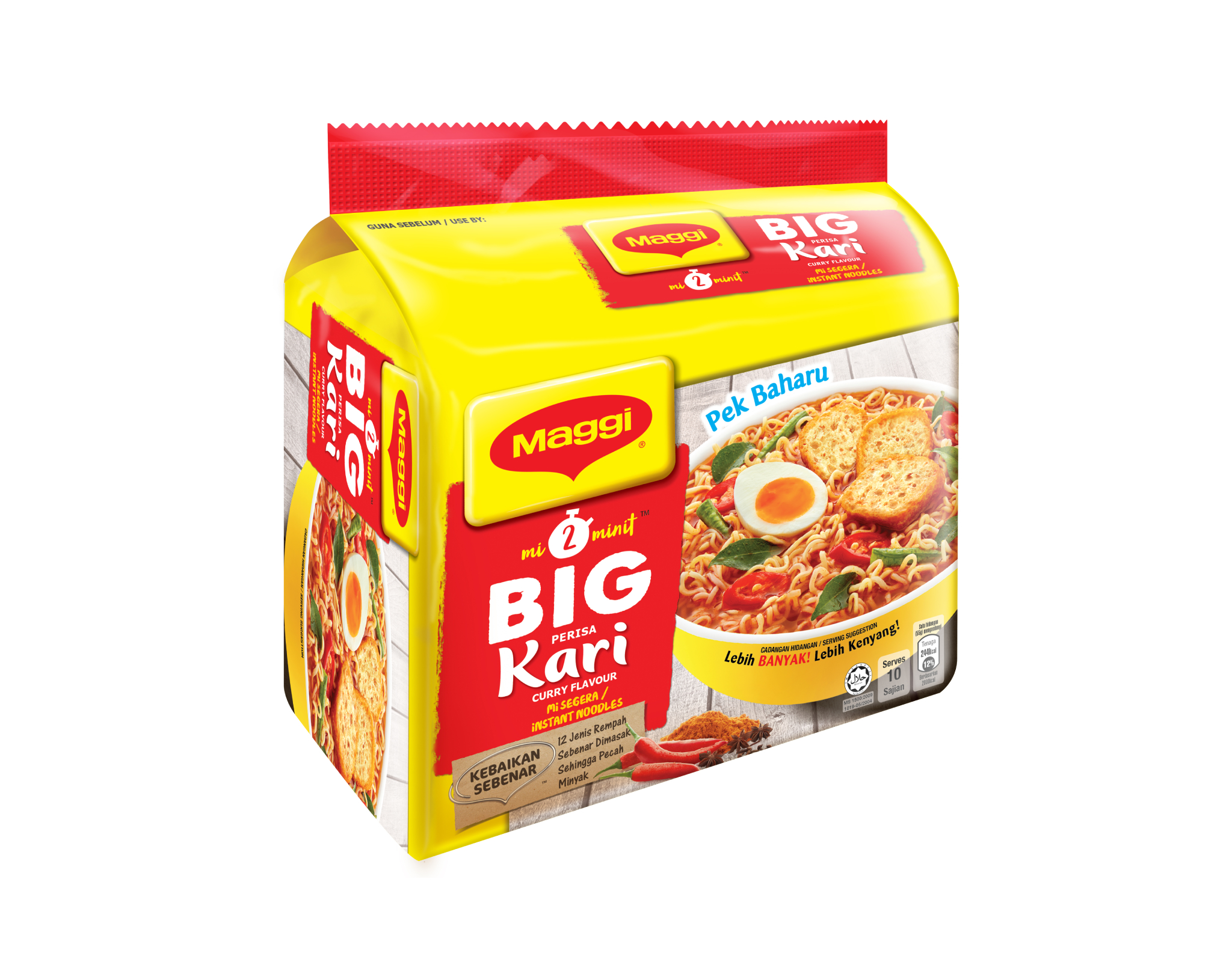 Maggi Big Curry Instant Noodles, 5 x 106g