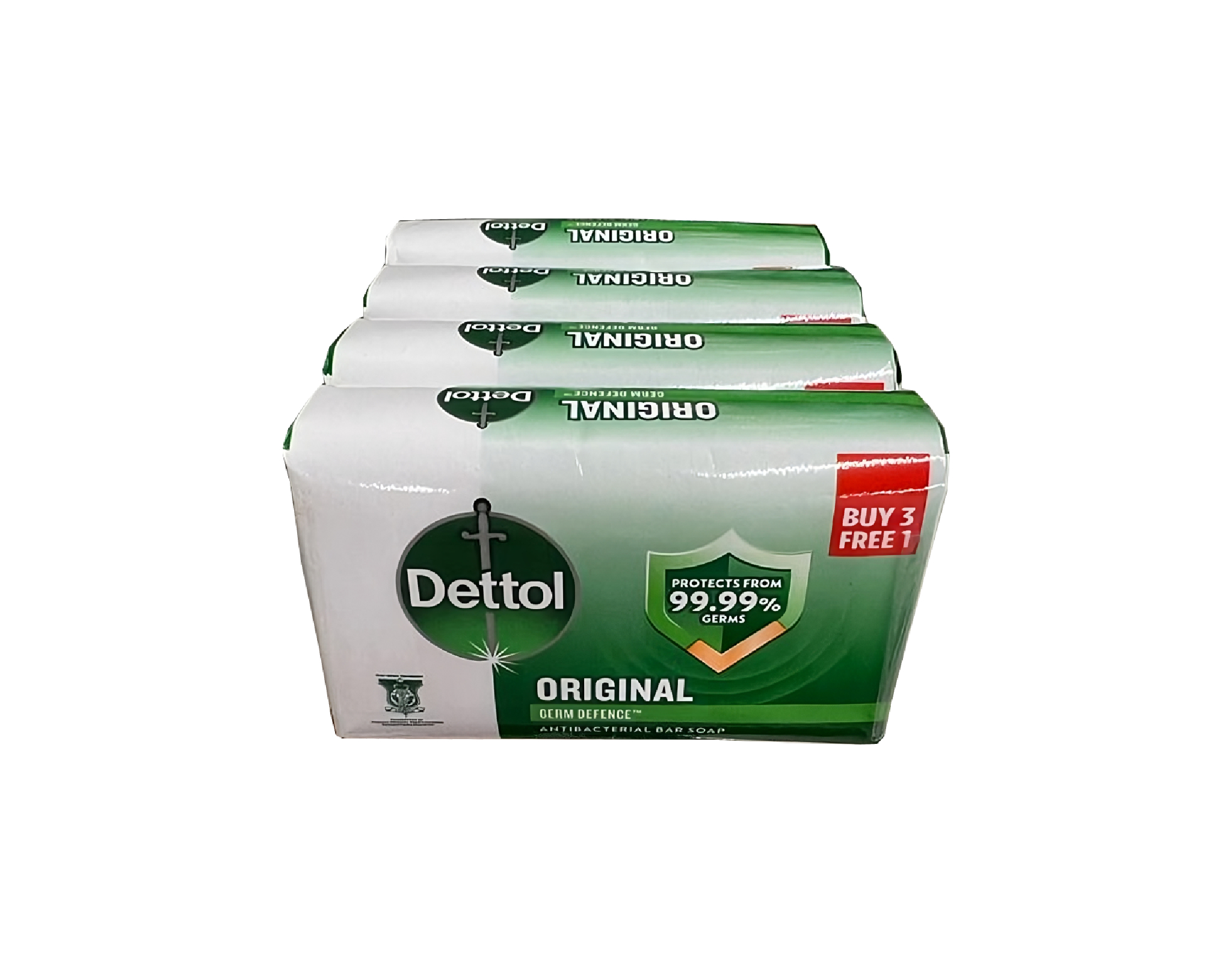 Dettol Bar Soap Original 3+1