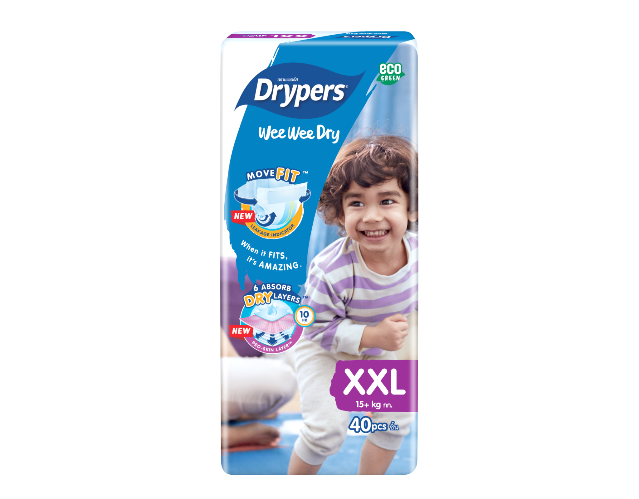 Drypers Wee Wee Dry Mega Pack Xxl40