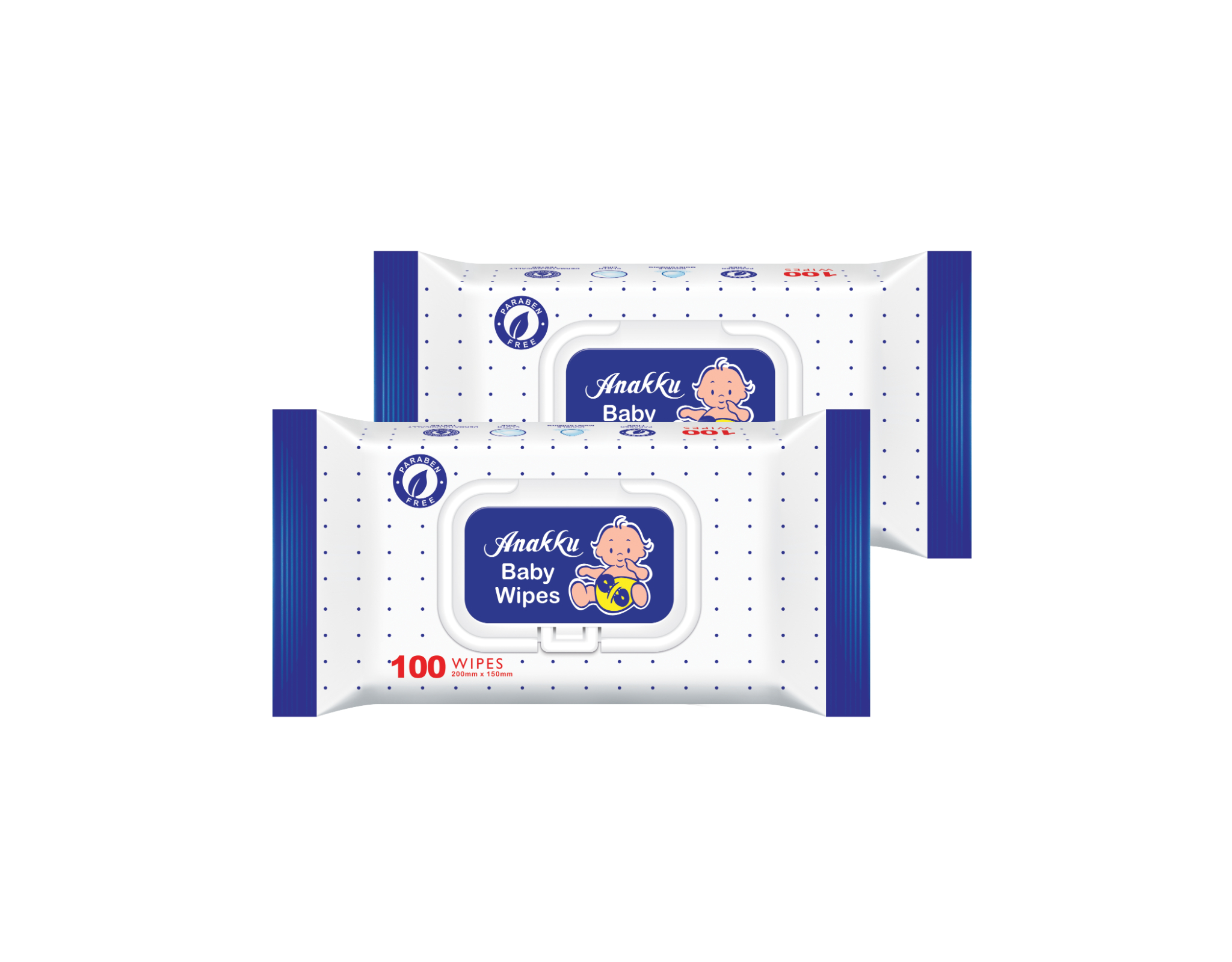 Anakku Classic Wet Tissue, 2 x 100 pcs