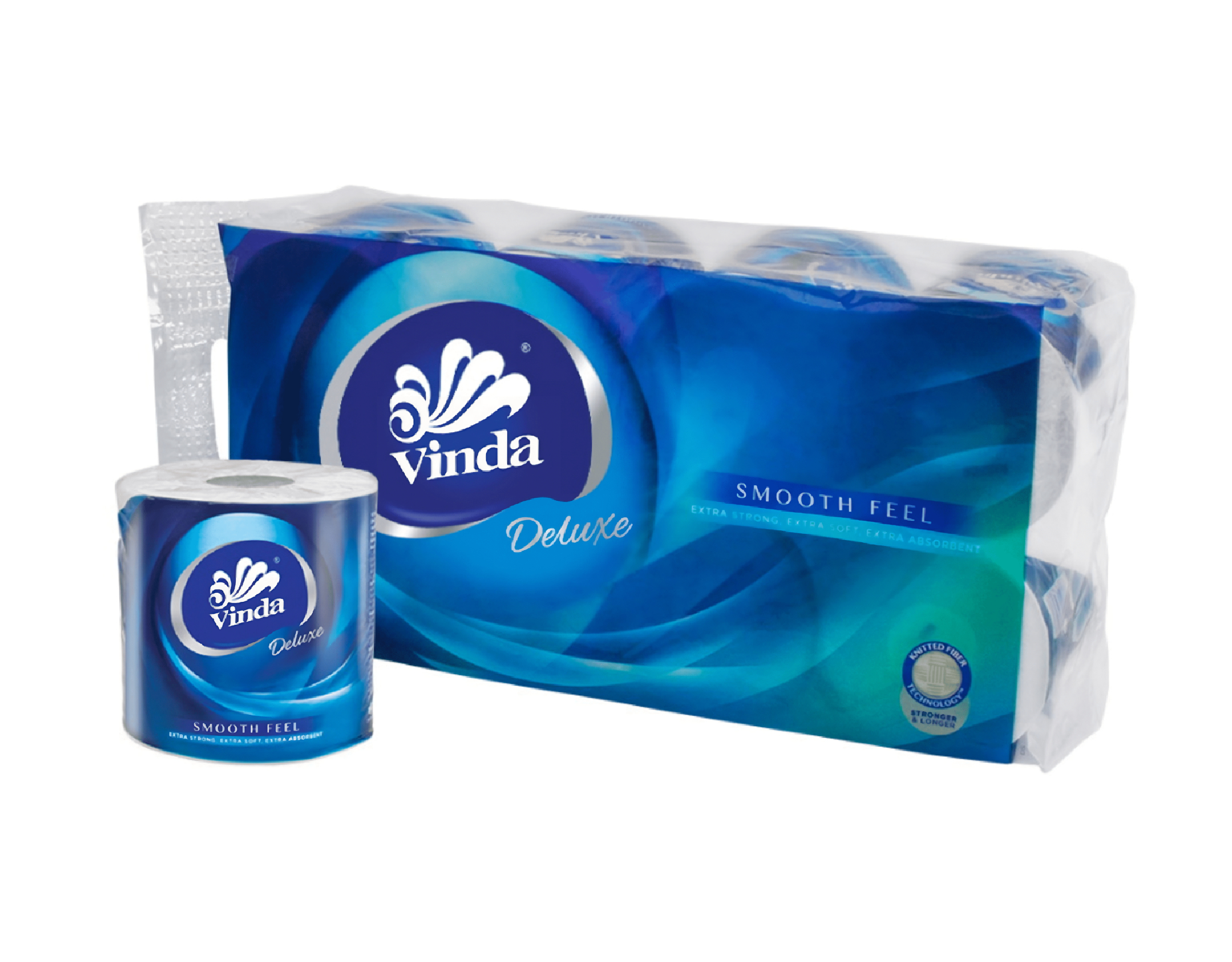 Vinda Deluxe Toilet Paper Smooth 3Ply