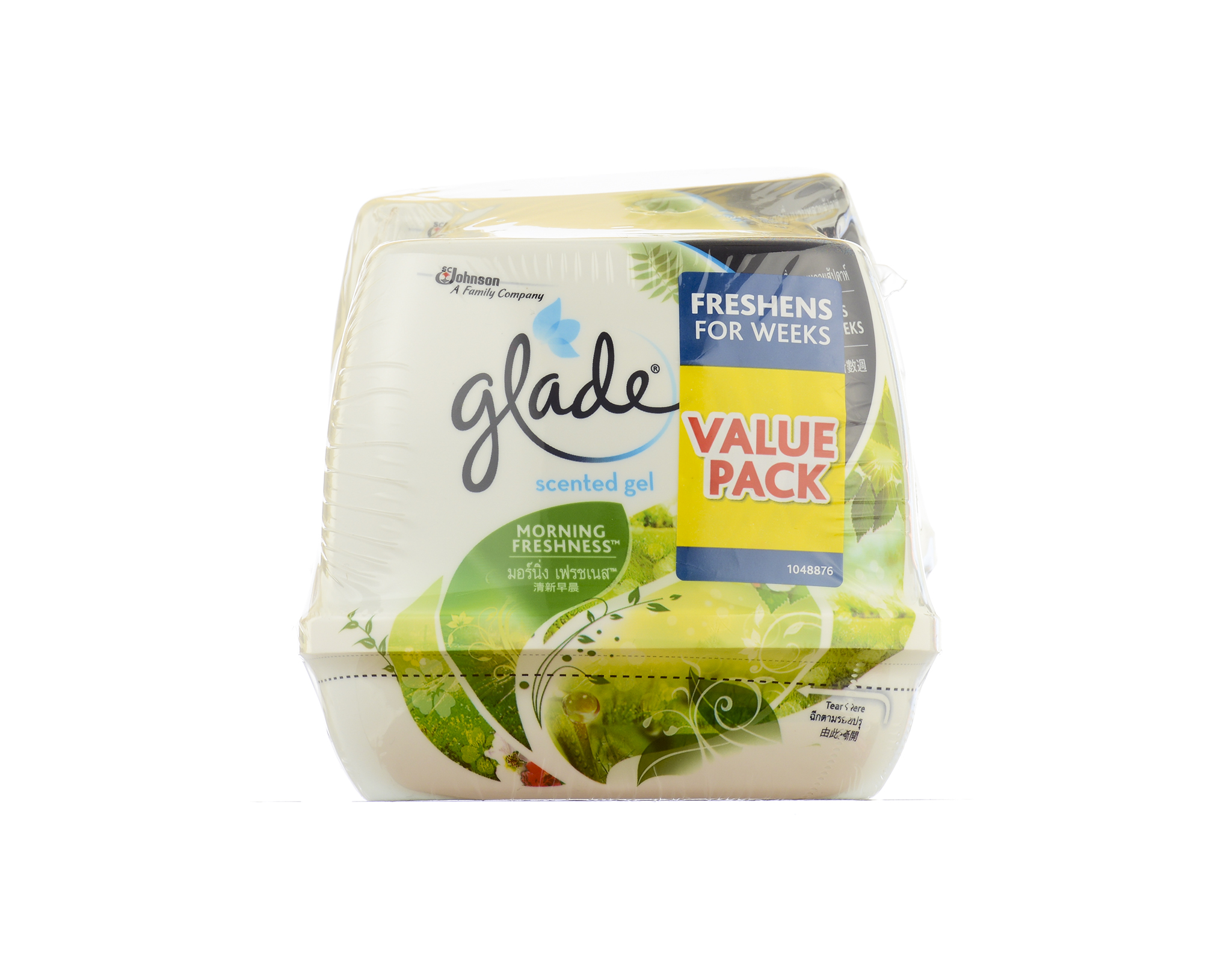 Glade Scented Gel Morning Freshness Twin Pack