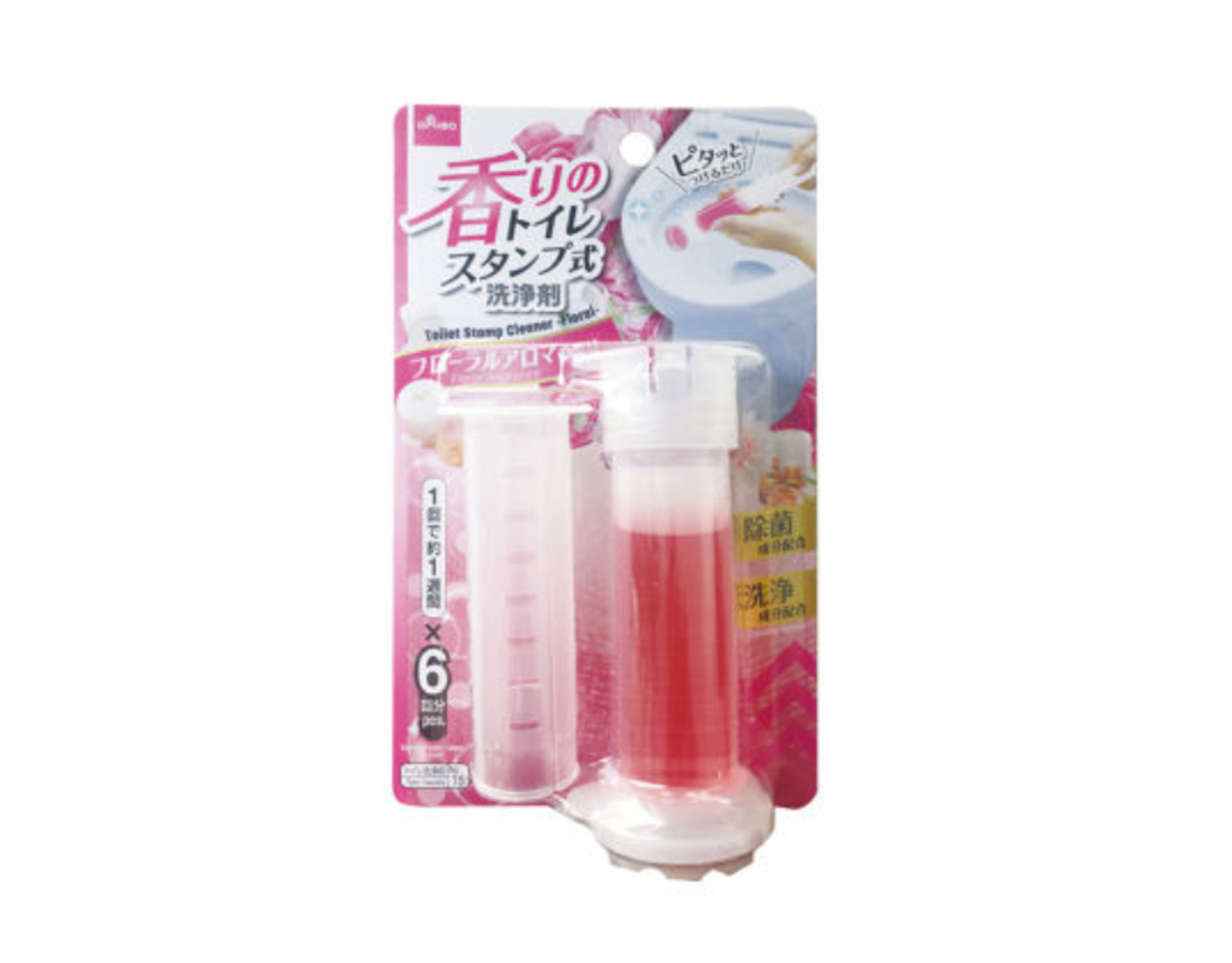 Daiso Toilet Stamp Cleaner Floral | myaeon2go