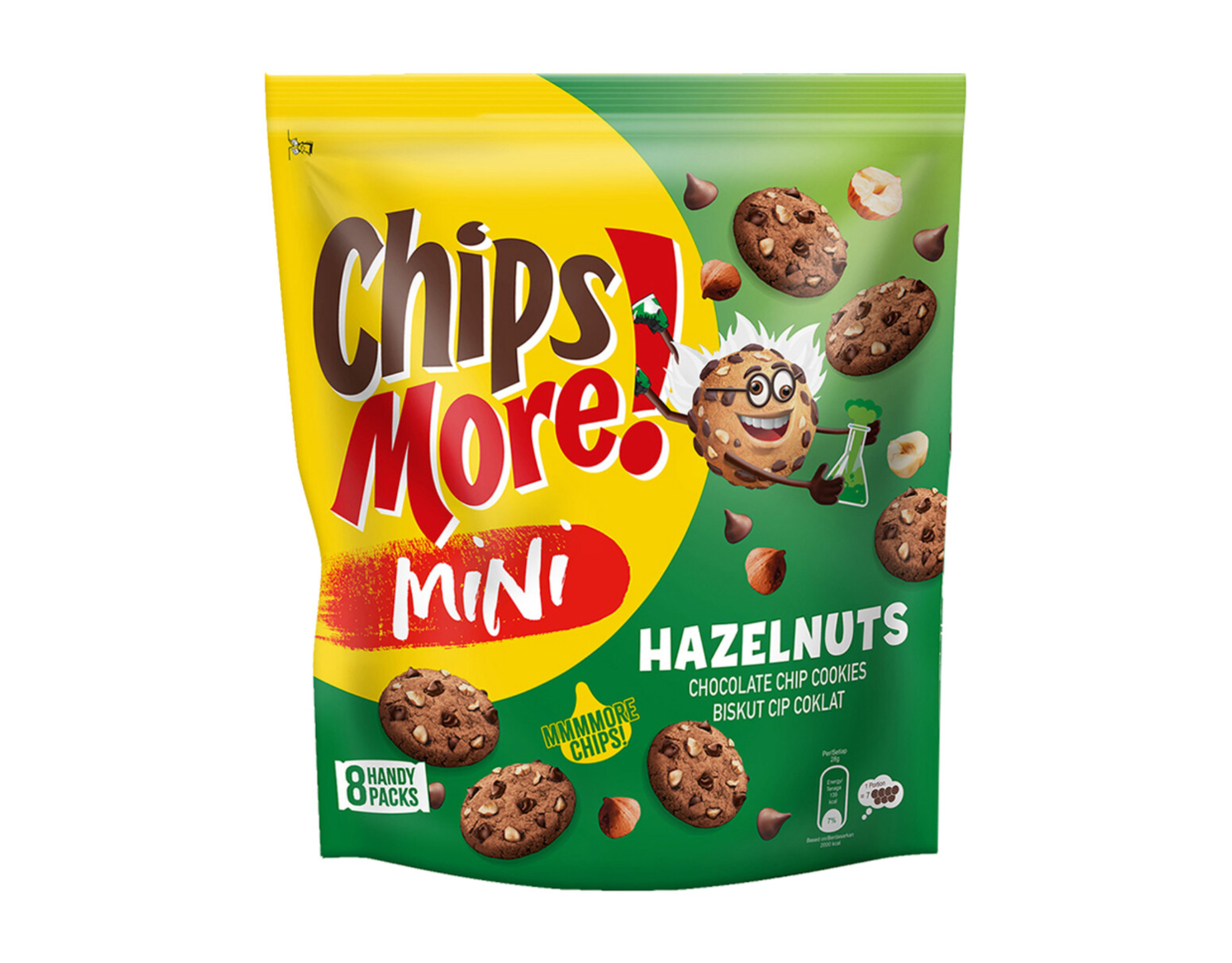 Chipsmore Chocolate Chip Cookies Mini Hazelnut Handy Multipack